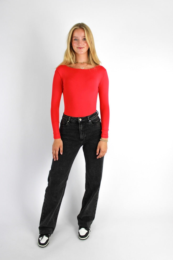 “TALL'' WIDE LEG JEANS 3636 - ANTHRACITE