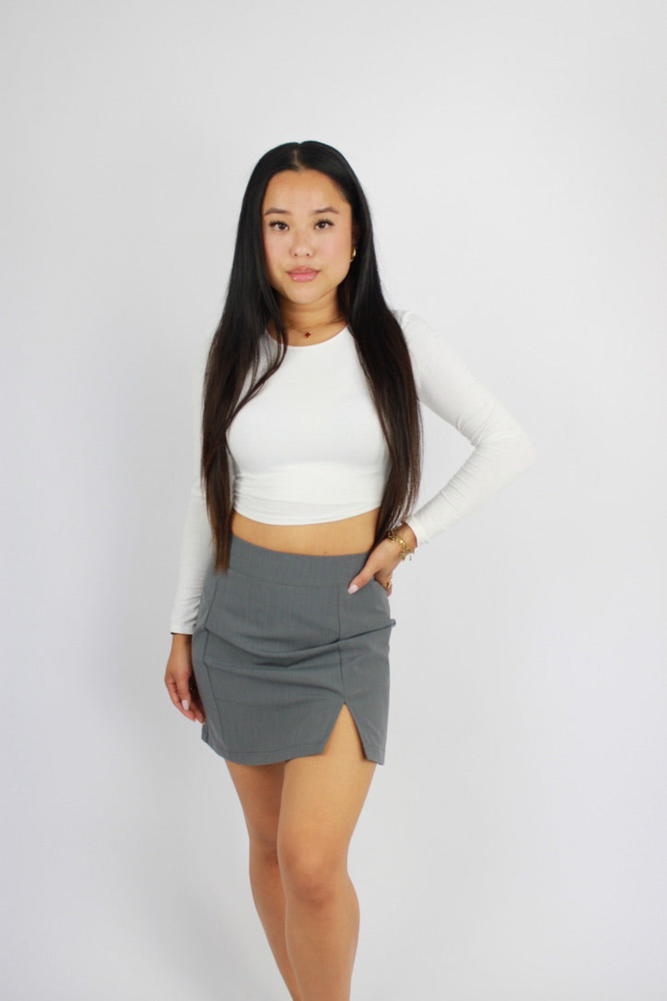 SKIRT 354 - DARK GREY