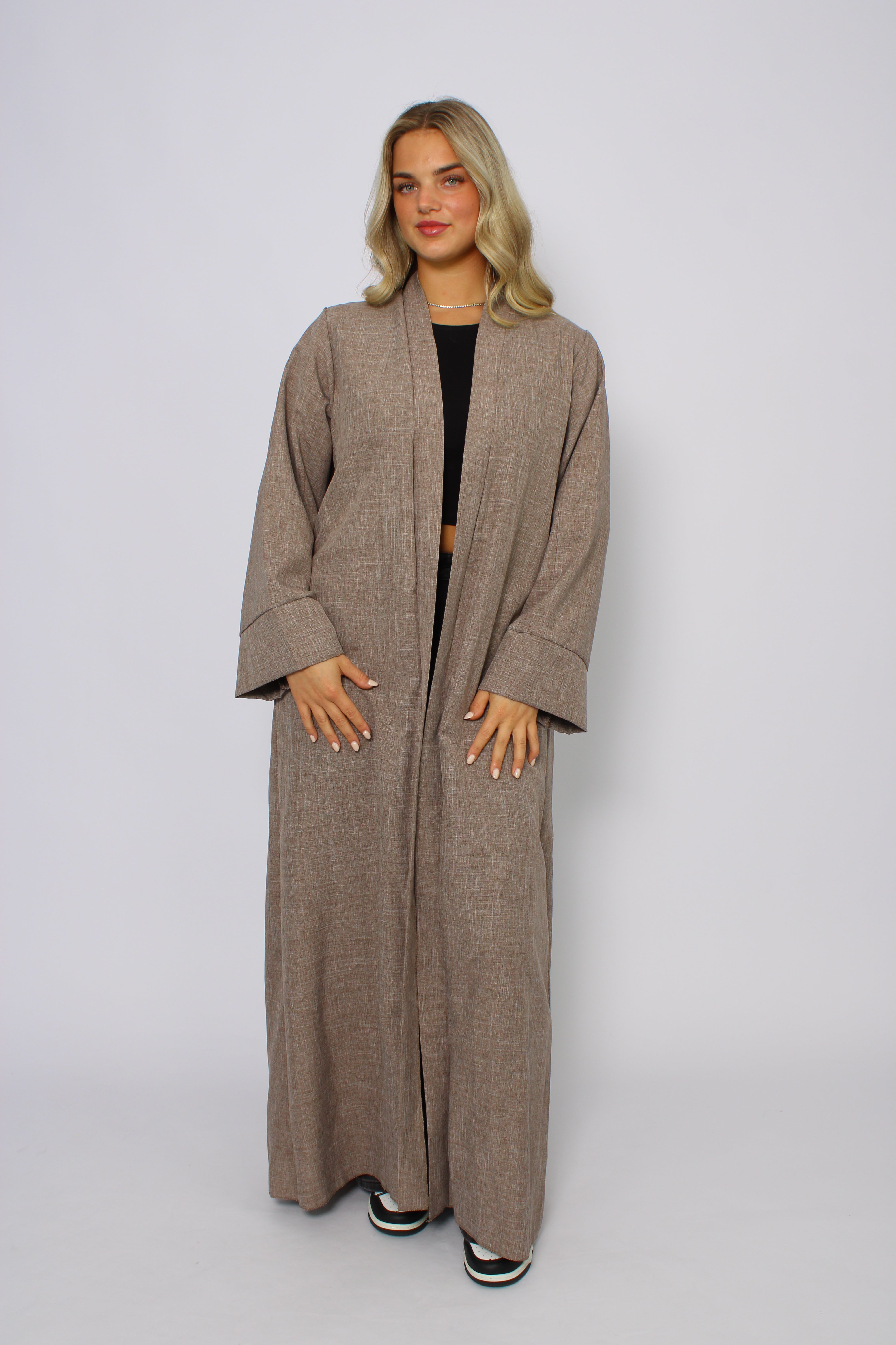 KIMONO - DARK TAUPE