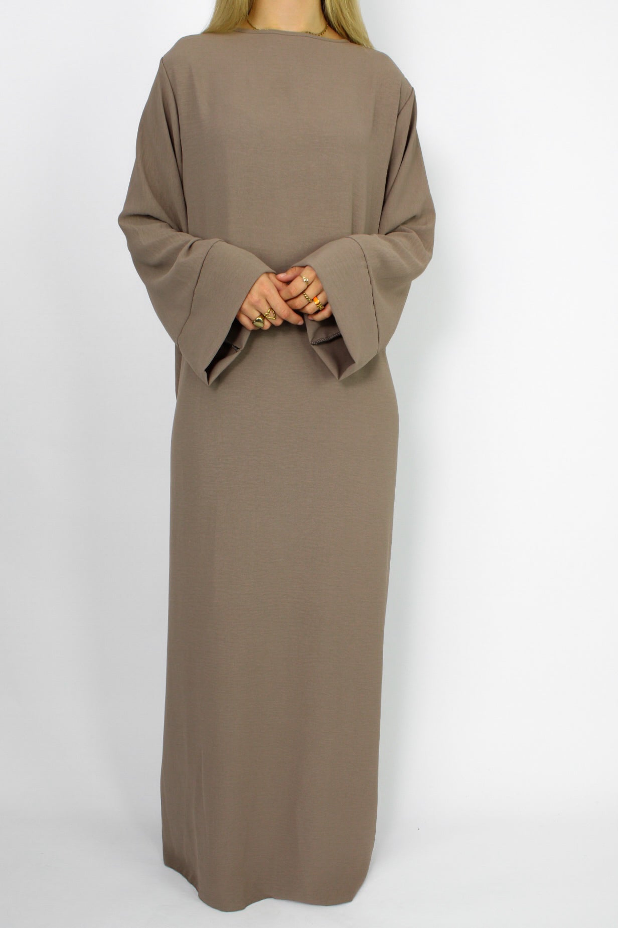 ''TALL'' MERVE DRESS - TAUPE