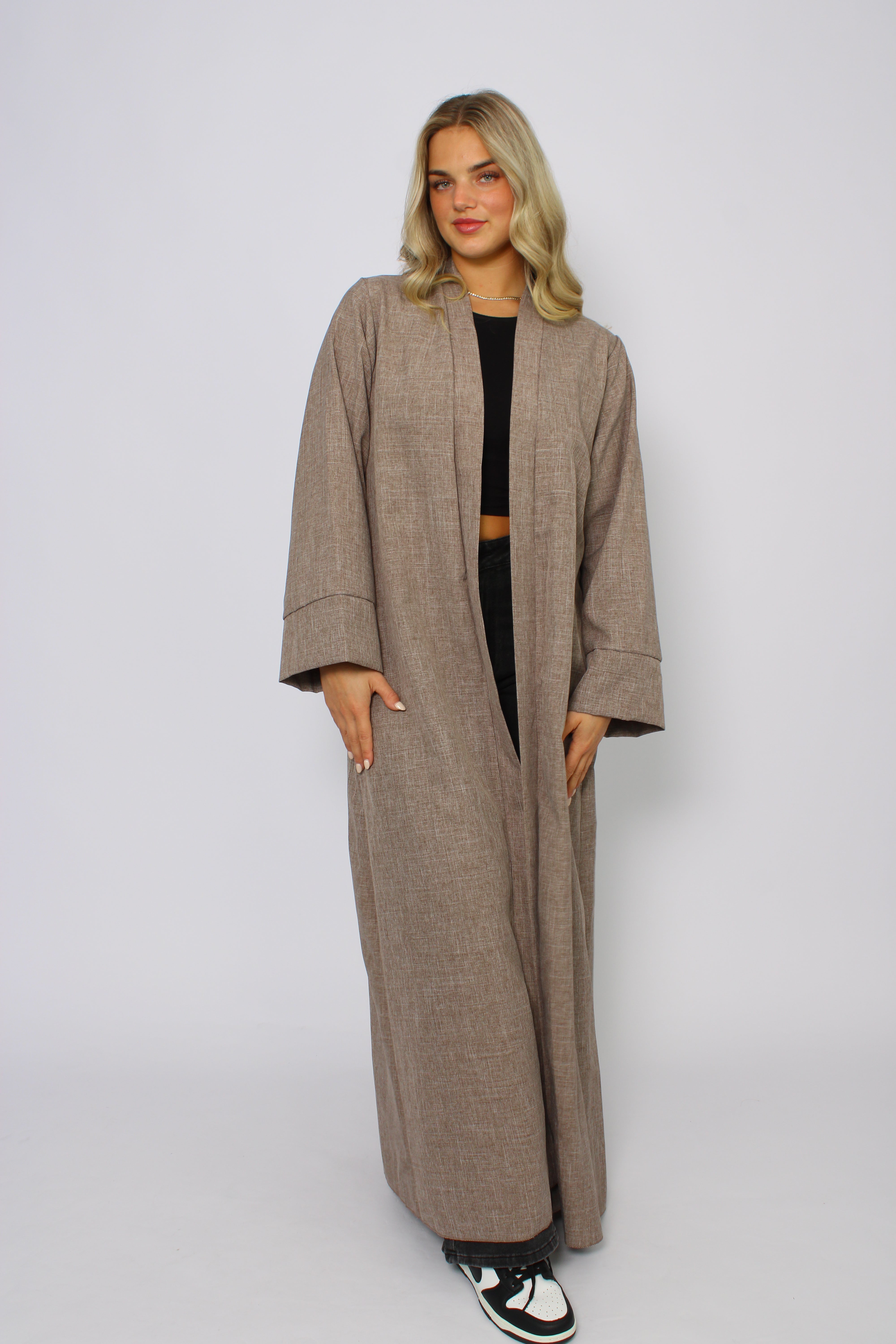 KIMONO - DARK TAUPE