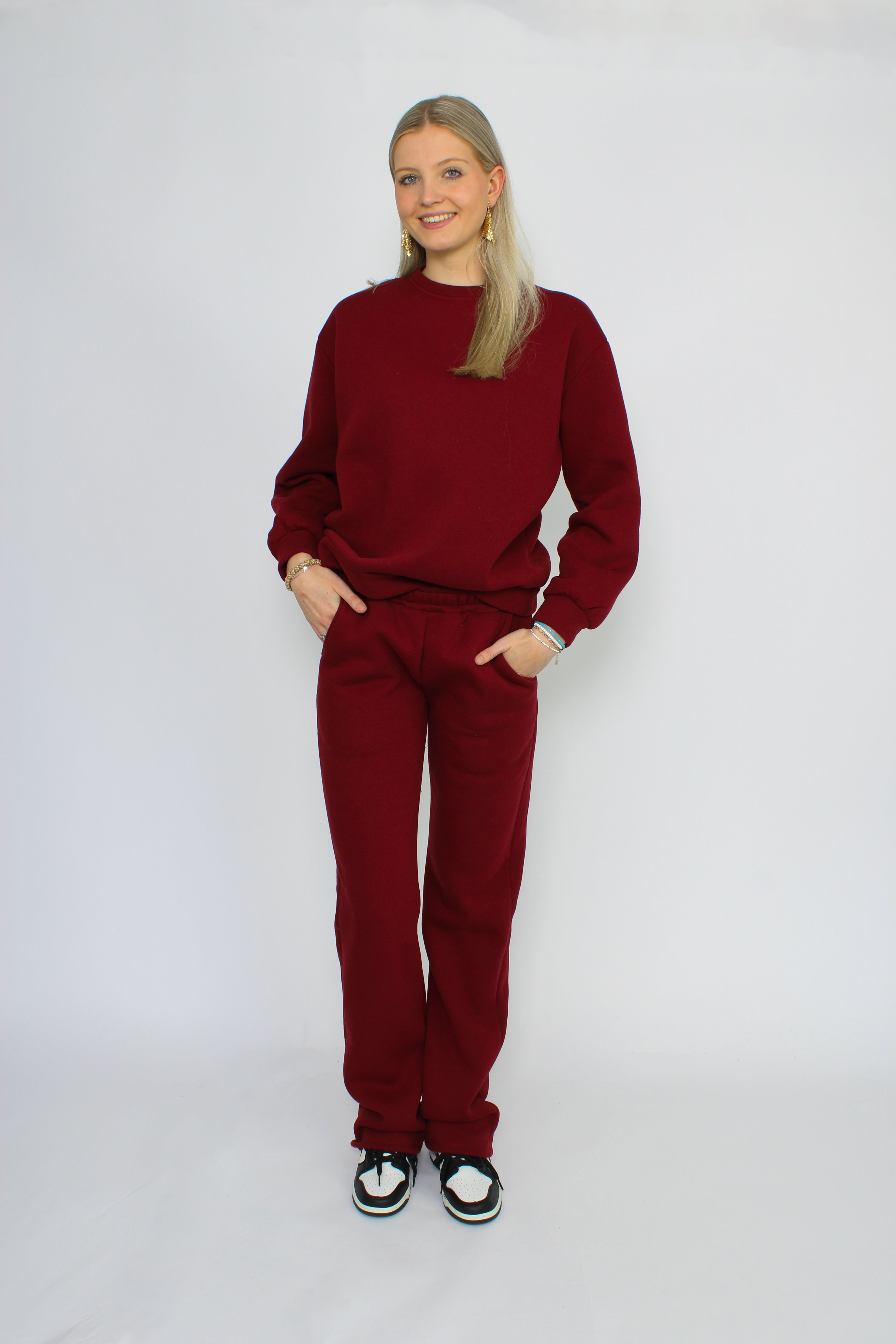 ''TALL'' COZY SET - BORDEAUX