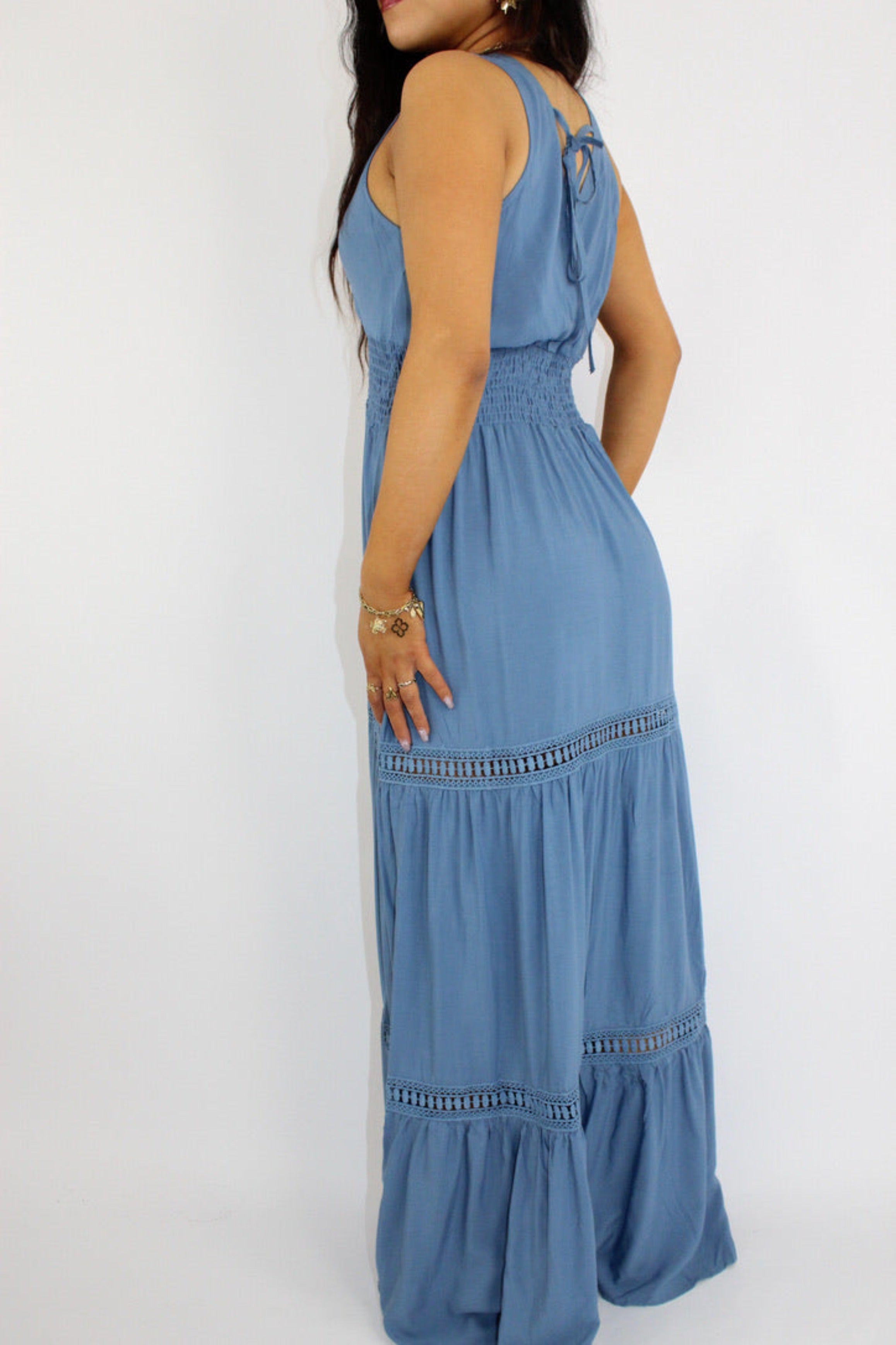 SKYE DRESS - BLUE