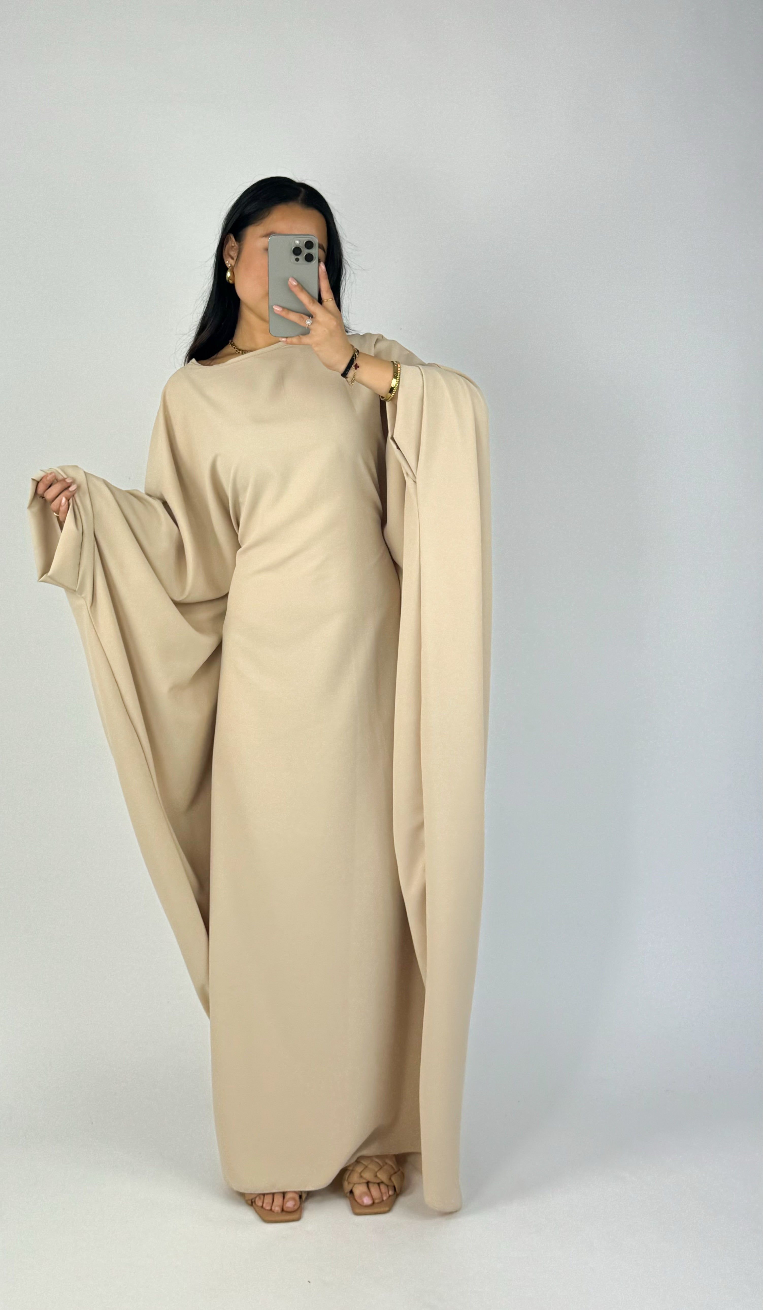 LINA DRESS - BEIGE