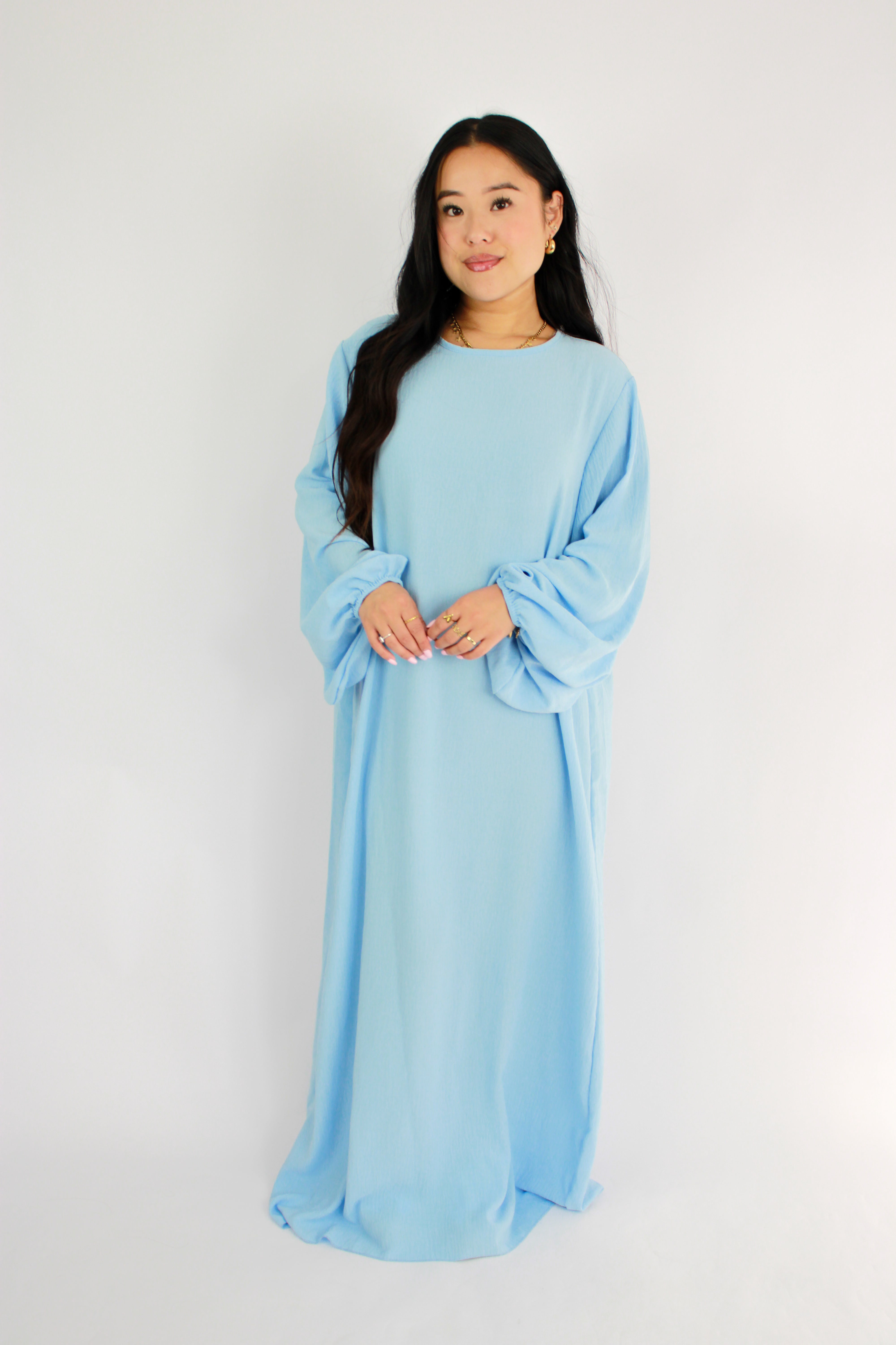 BASIC ABAYA - SKY BLUE