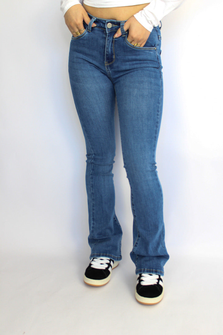 BOOTCUT JEANS - DARK DENIM