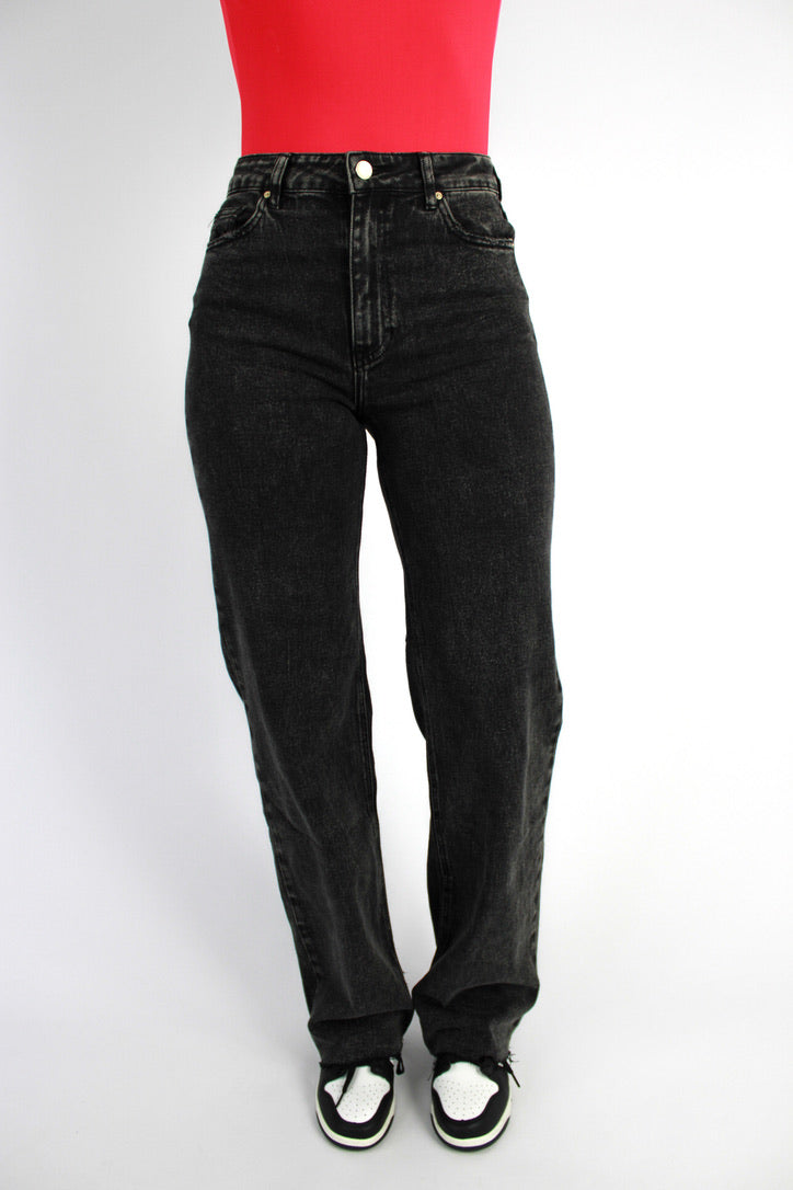 “TALL'' WIDE LEG JEANS 3636 - ANTHRACITE