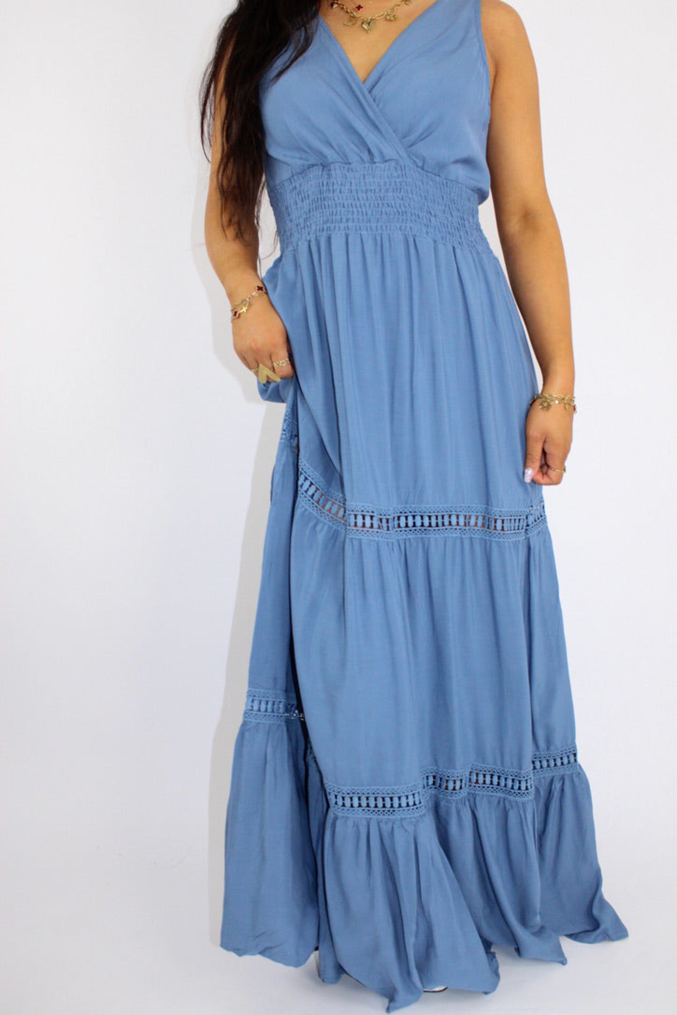 SKYE DRESS - BLUE