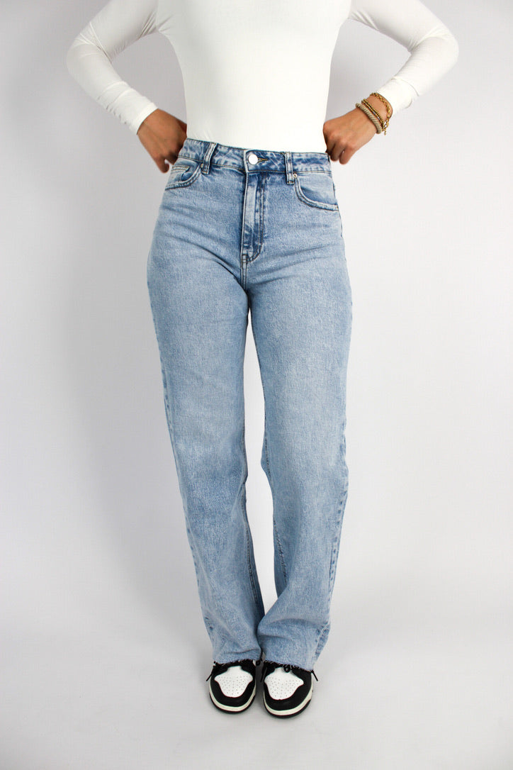 “TALL'' WIDE LEG JEANS 3636 - LIGHT DENIM