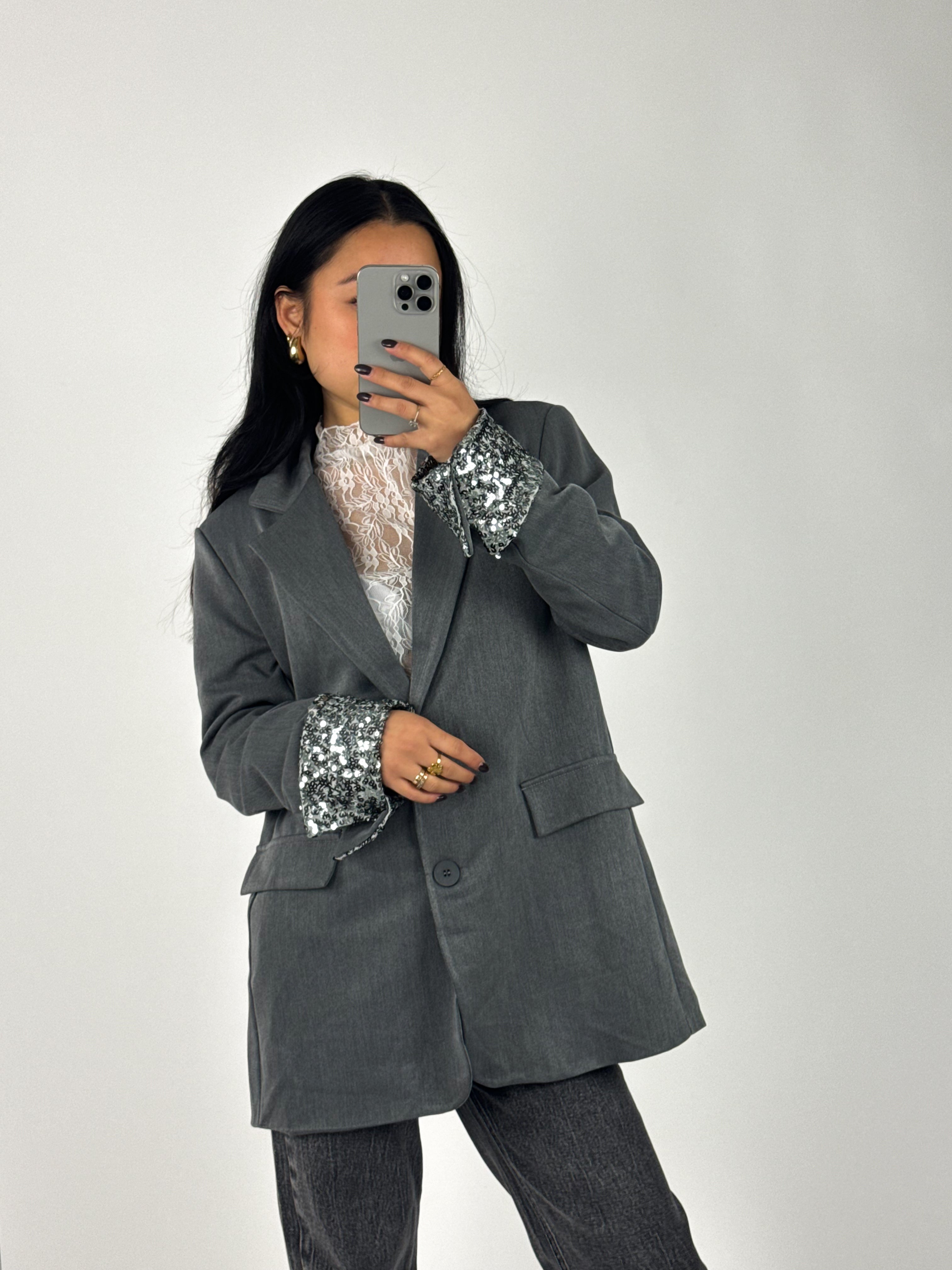 ELODIE BLAZER - GREY