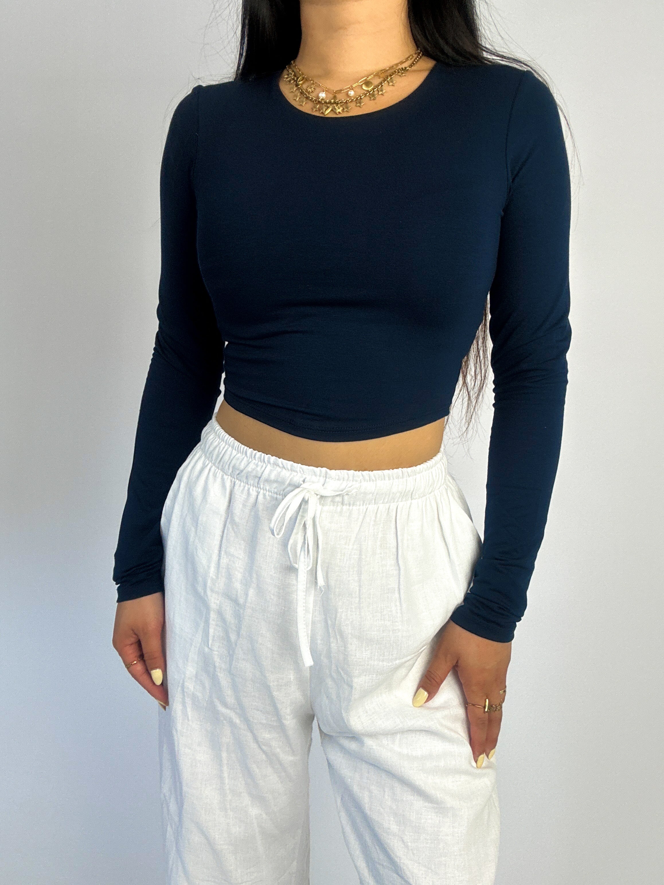 CHUN BASIC TOP - NAVY