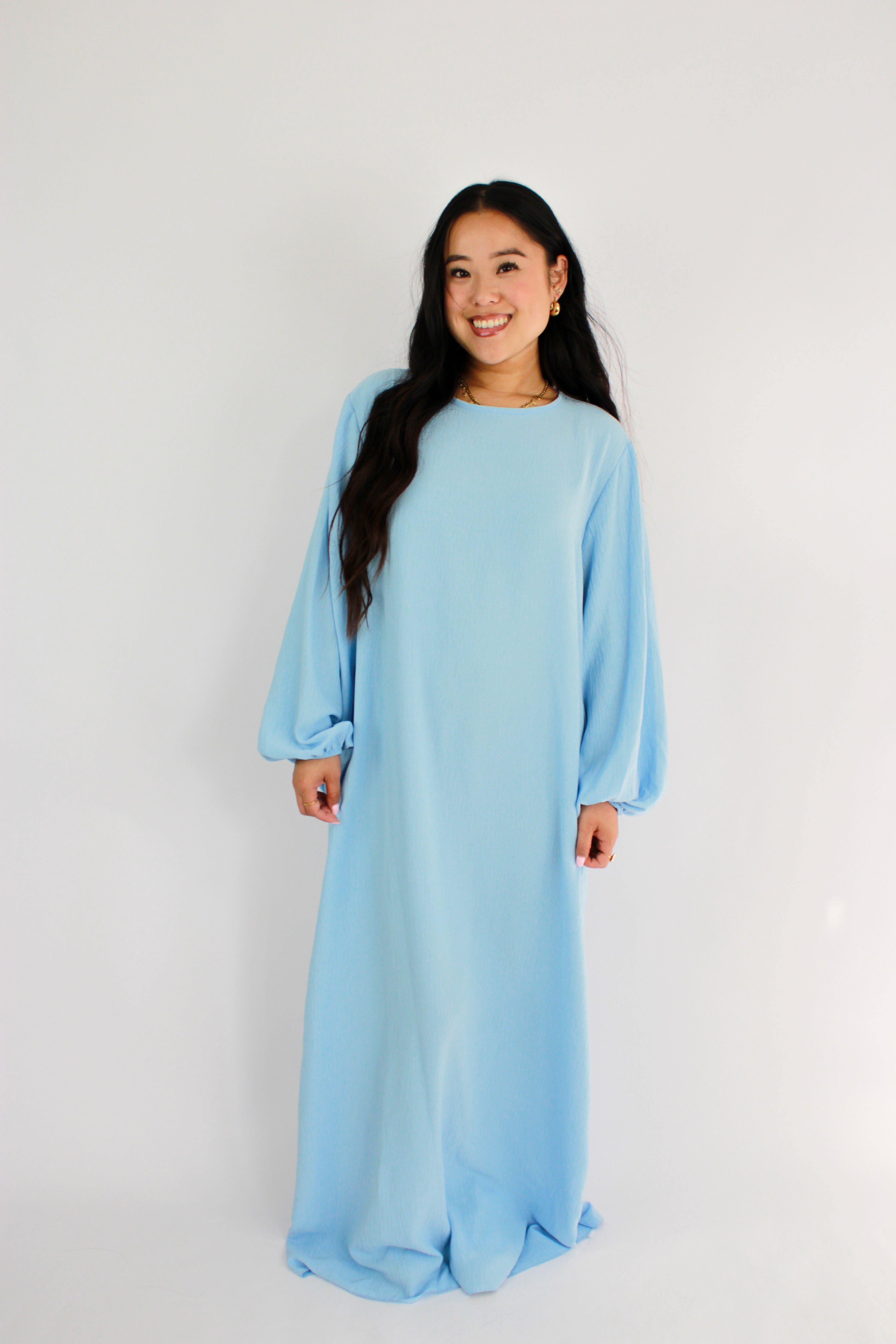 BASIC ABAYA - SKY BLUE