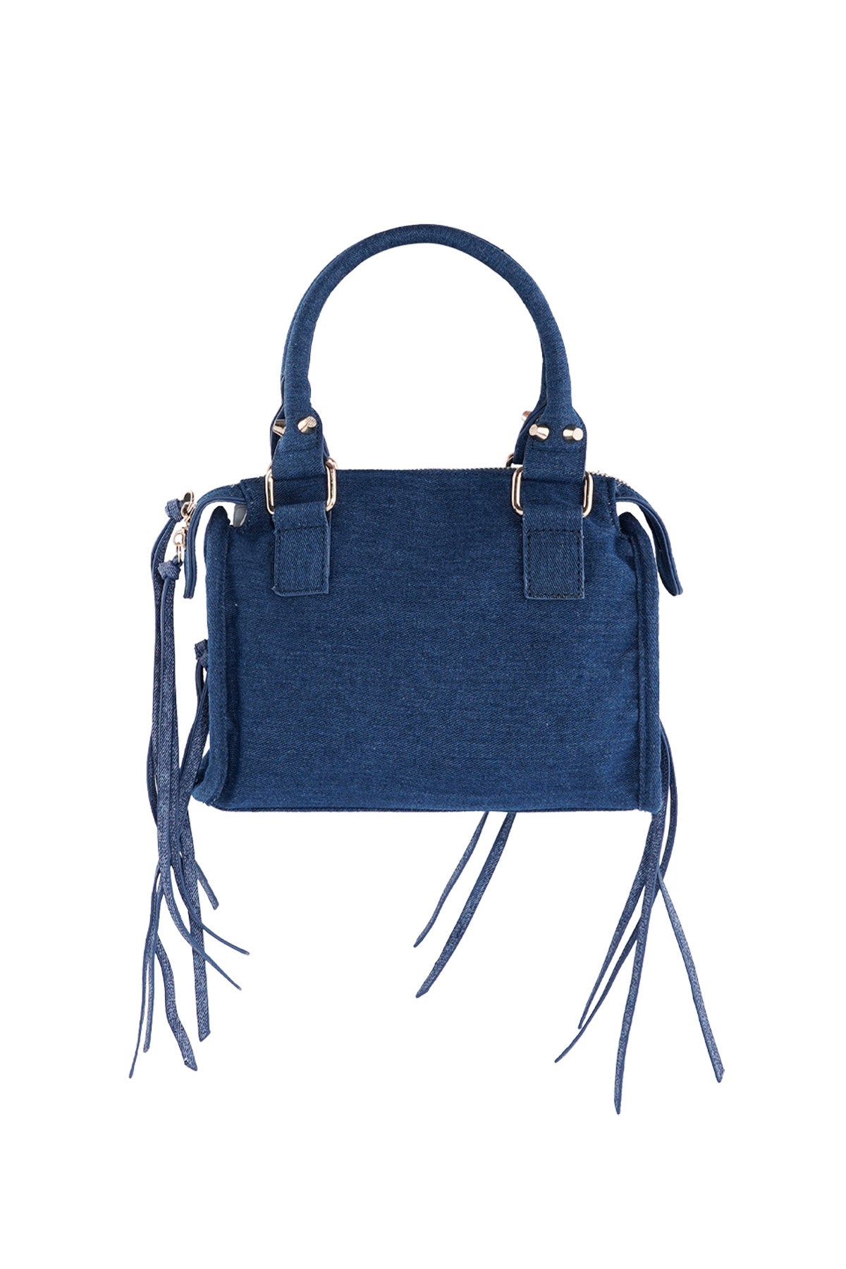 FRINGE BAG - DENIM BLUE