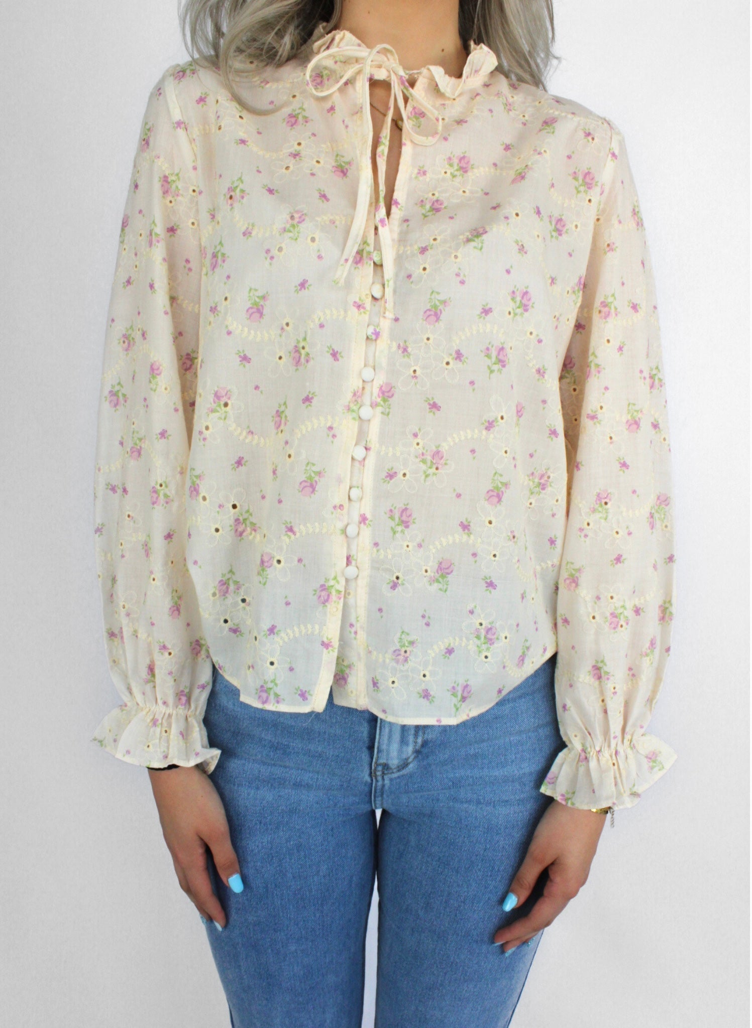 DAISY BLOUSE - ECRU