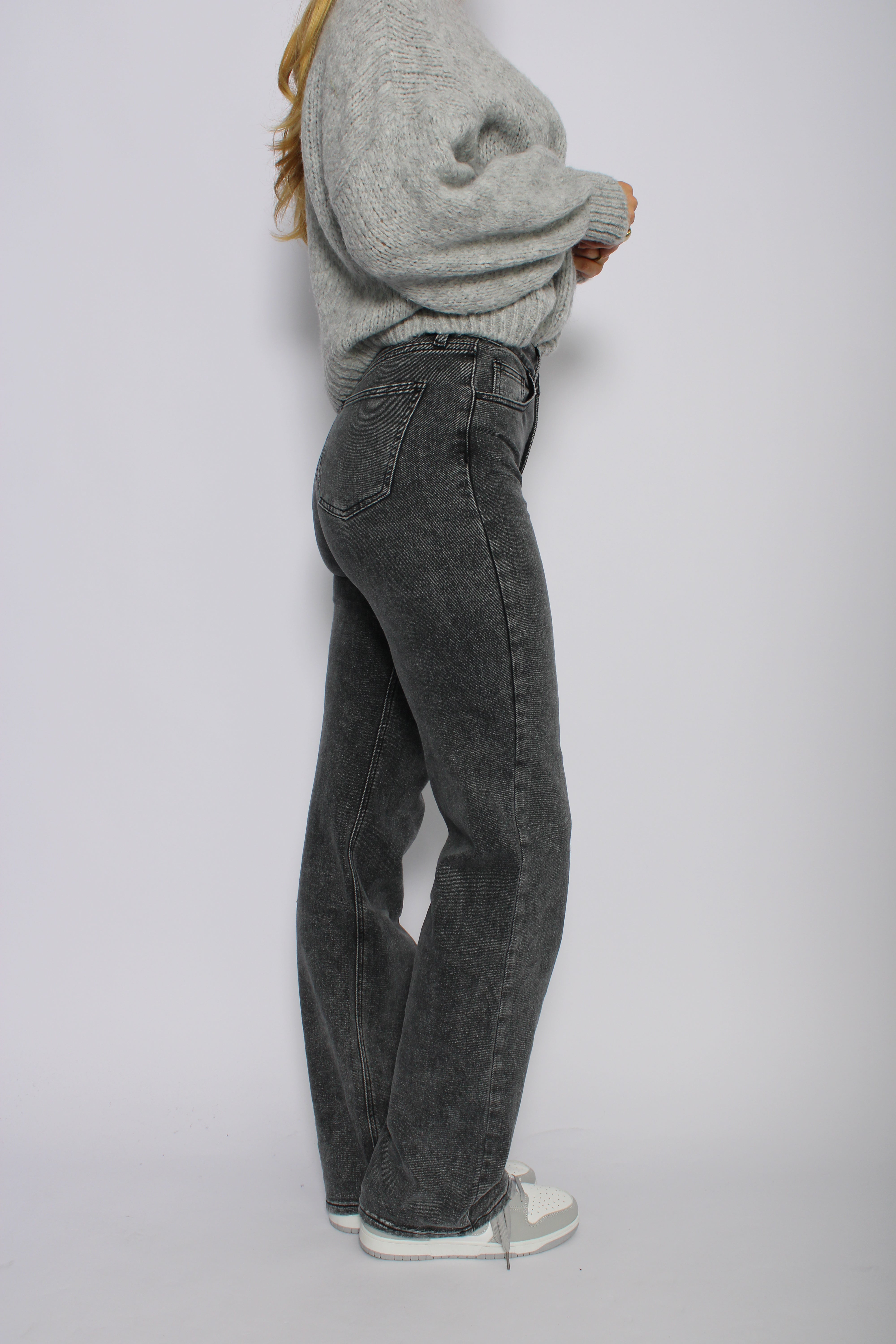 ''TALL'' WIDE LEG JEANS 2708 - DARK GREY