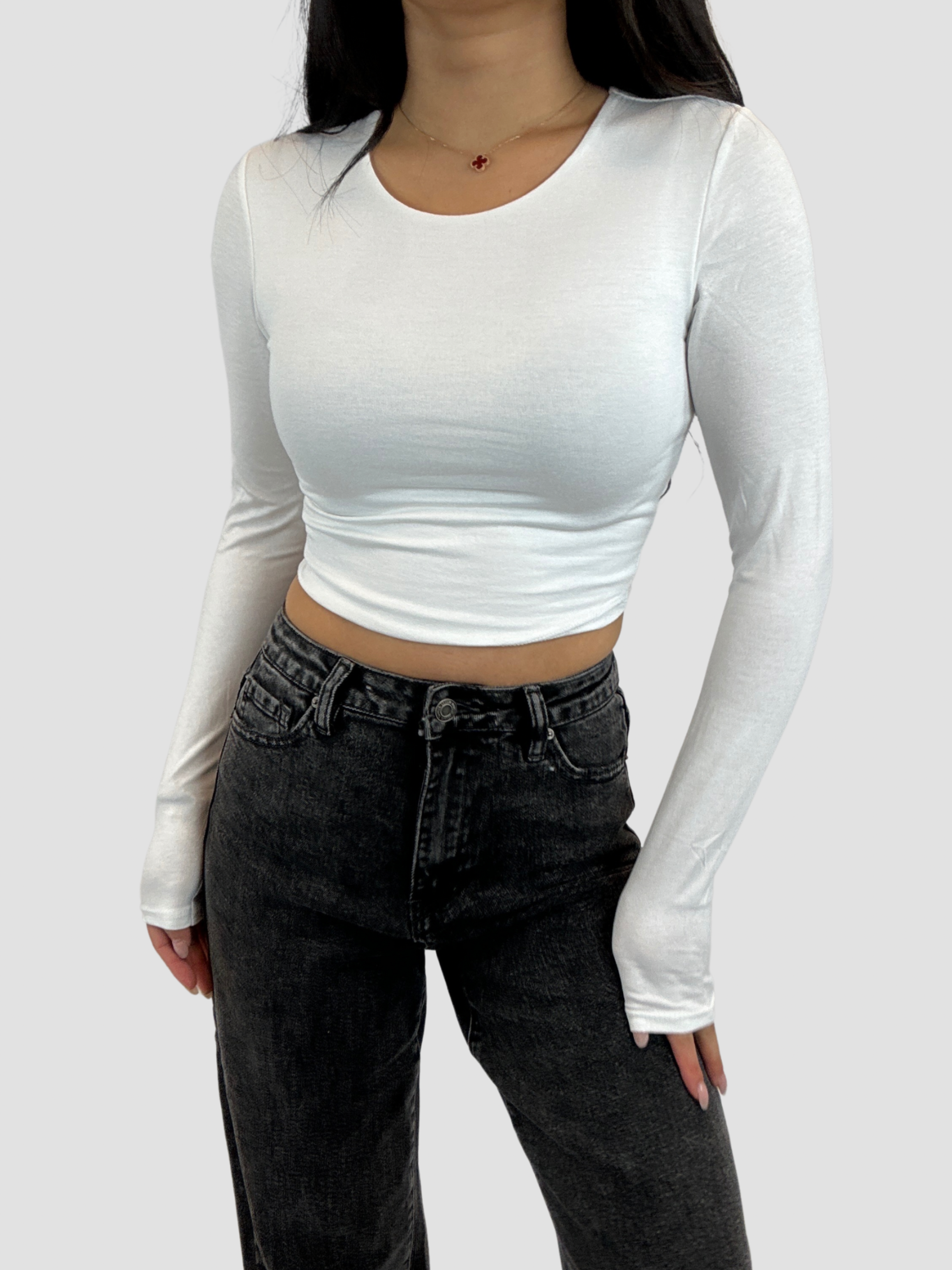 CHUN BASIC TOP - WHITE