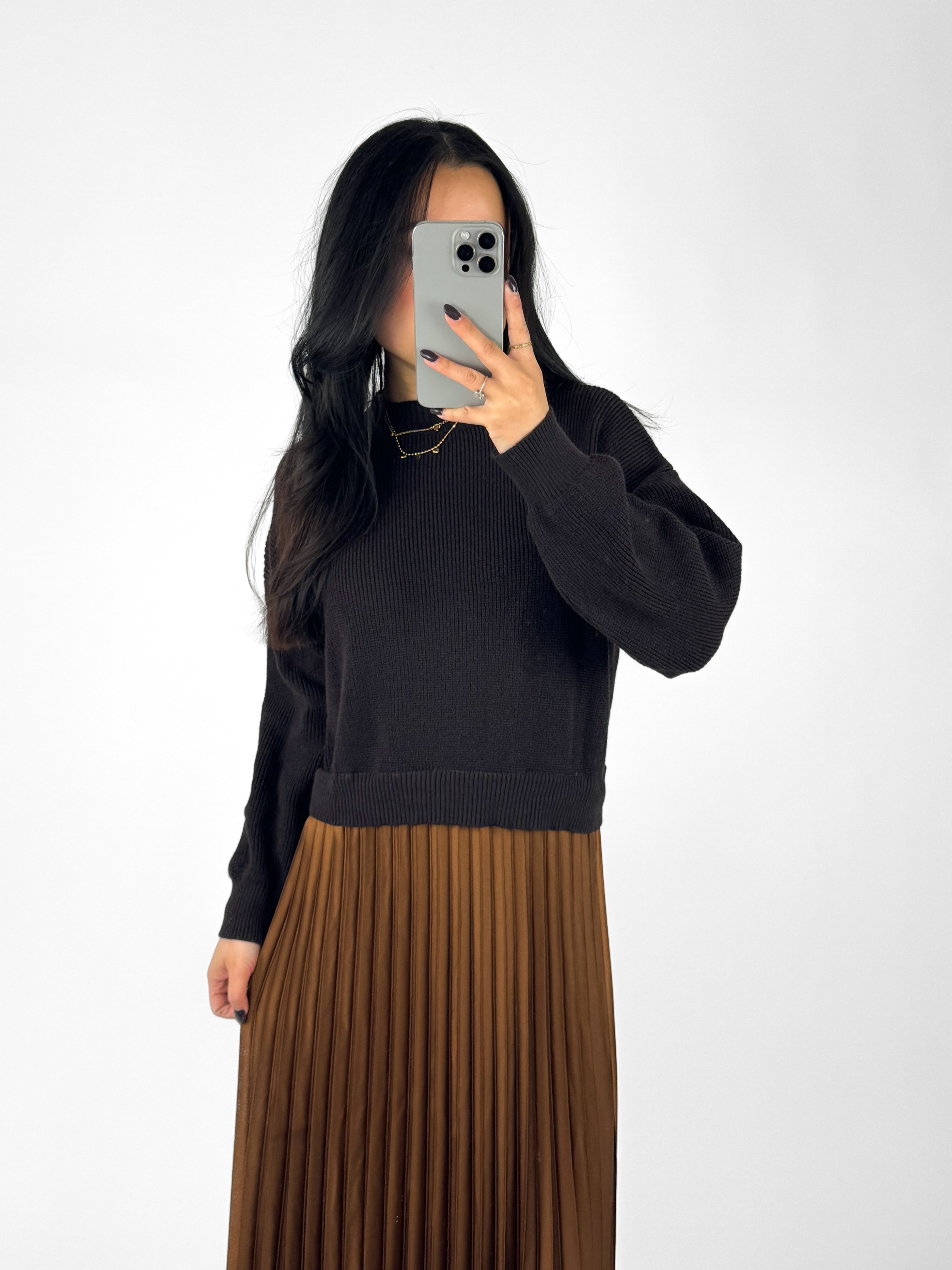 SELMA DRESS - BROWN