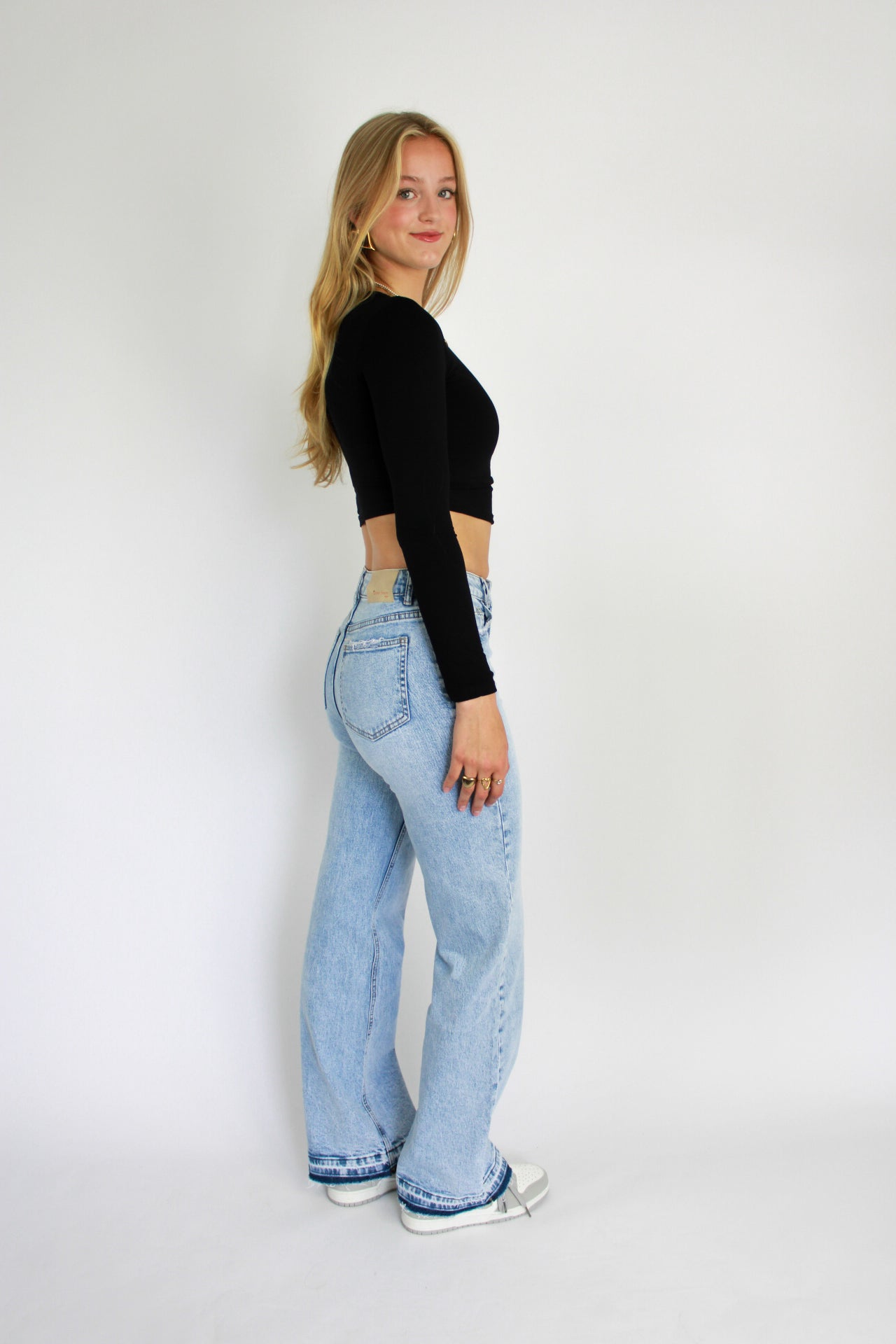 “TALL'' WIDE LEG JEANS 3621 - DENIM