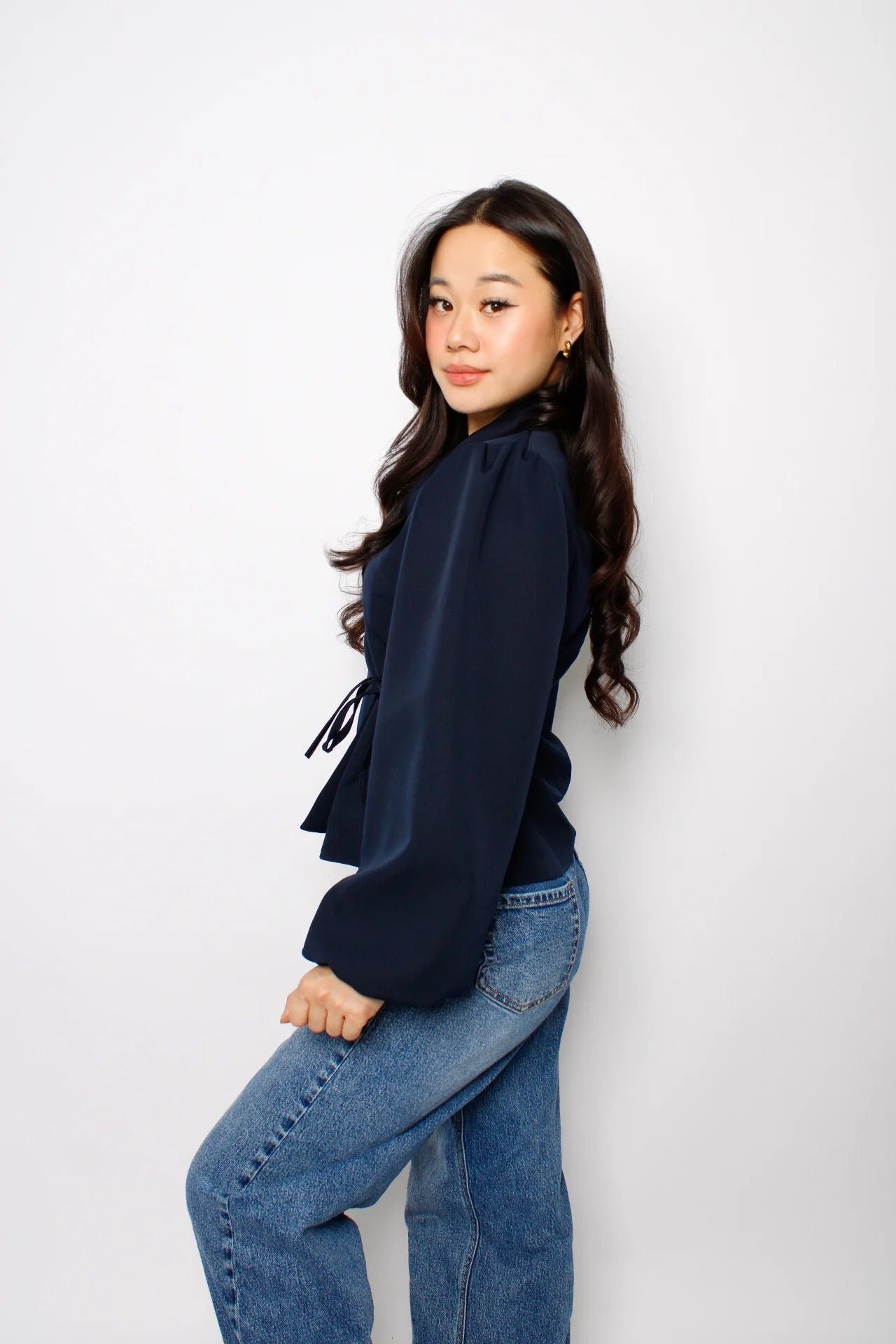 OLIVIA BLAZER - NAVY