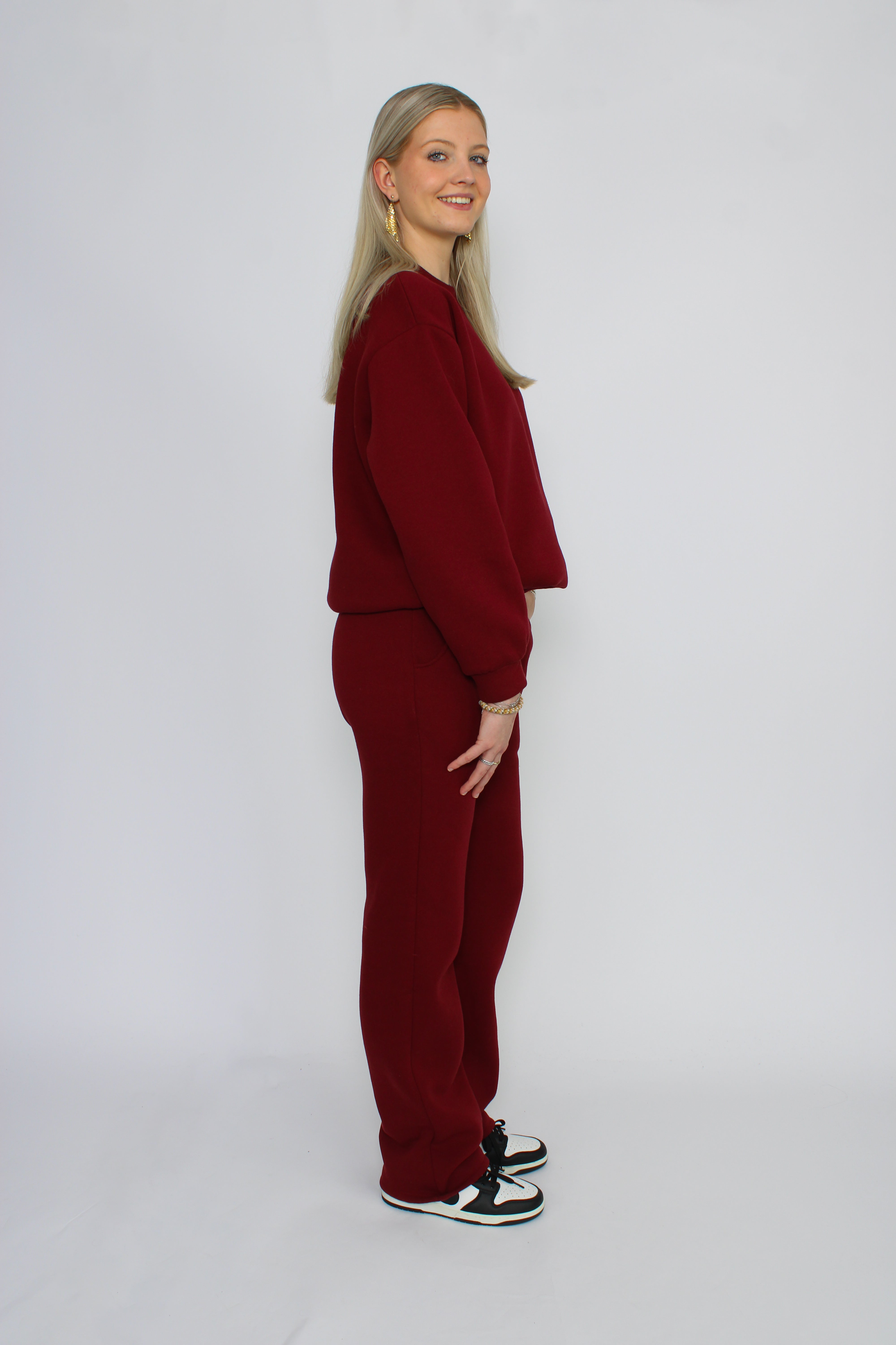 ''TALL'' COZY SET - BORDEAUX