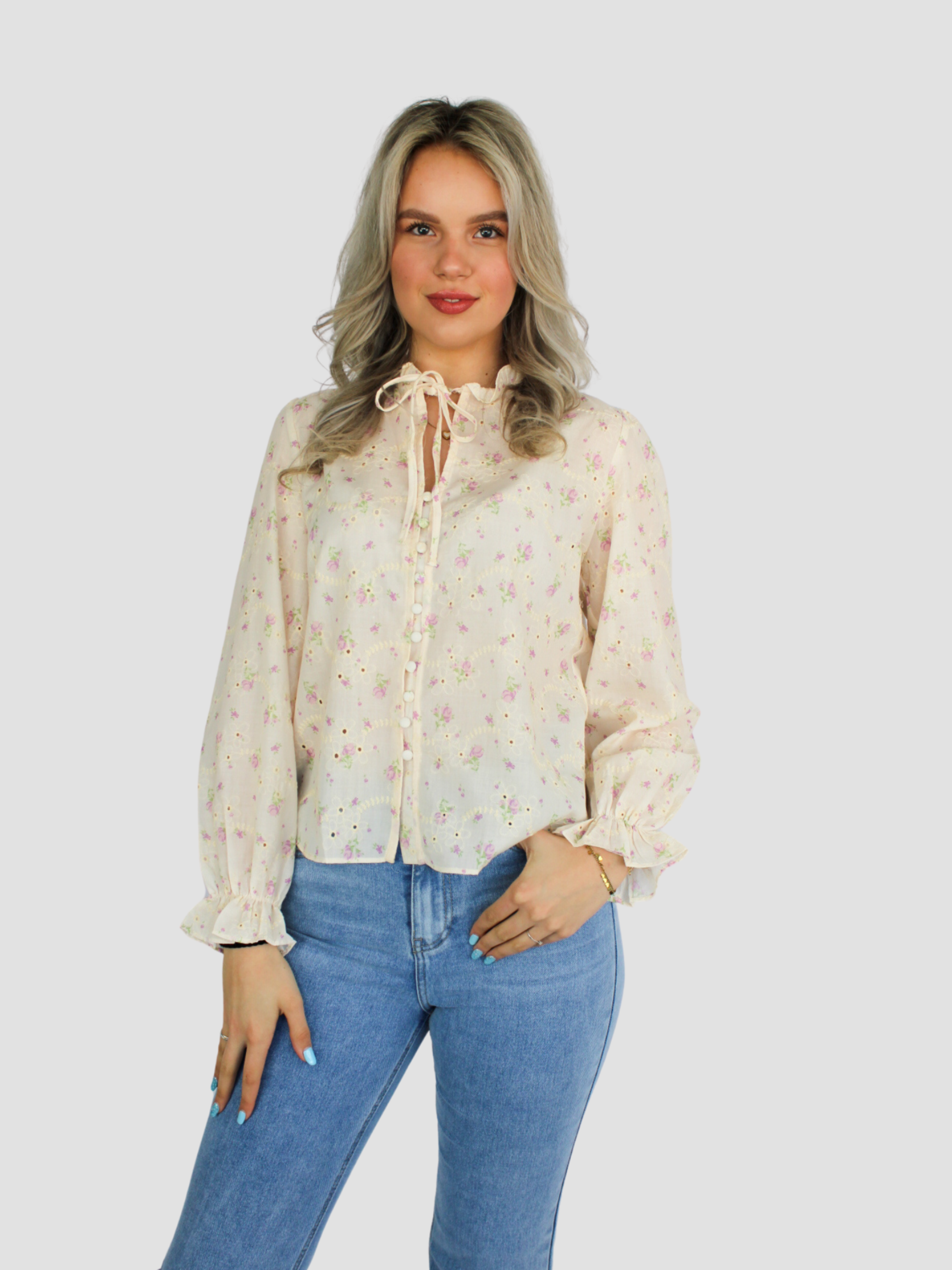 DAISY BLOUSE - ECRU