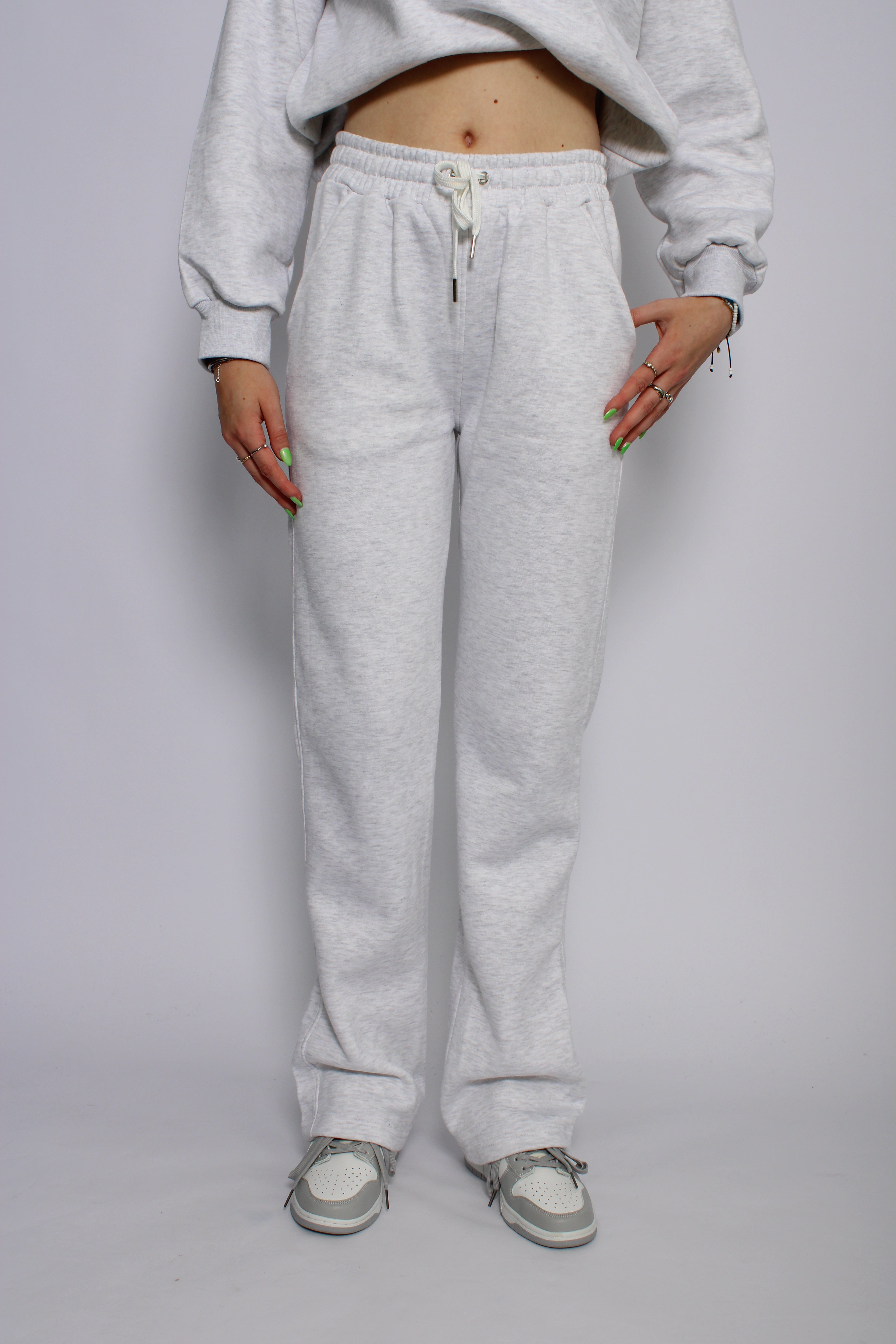 ''TALL'' COMFY SET - LIGHT GREY MARL