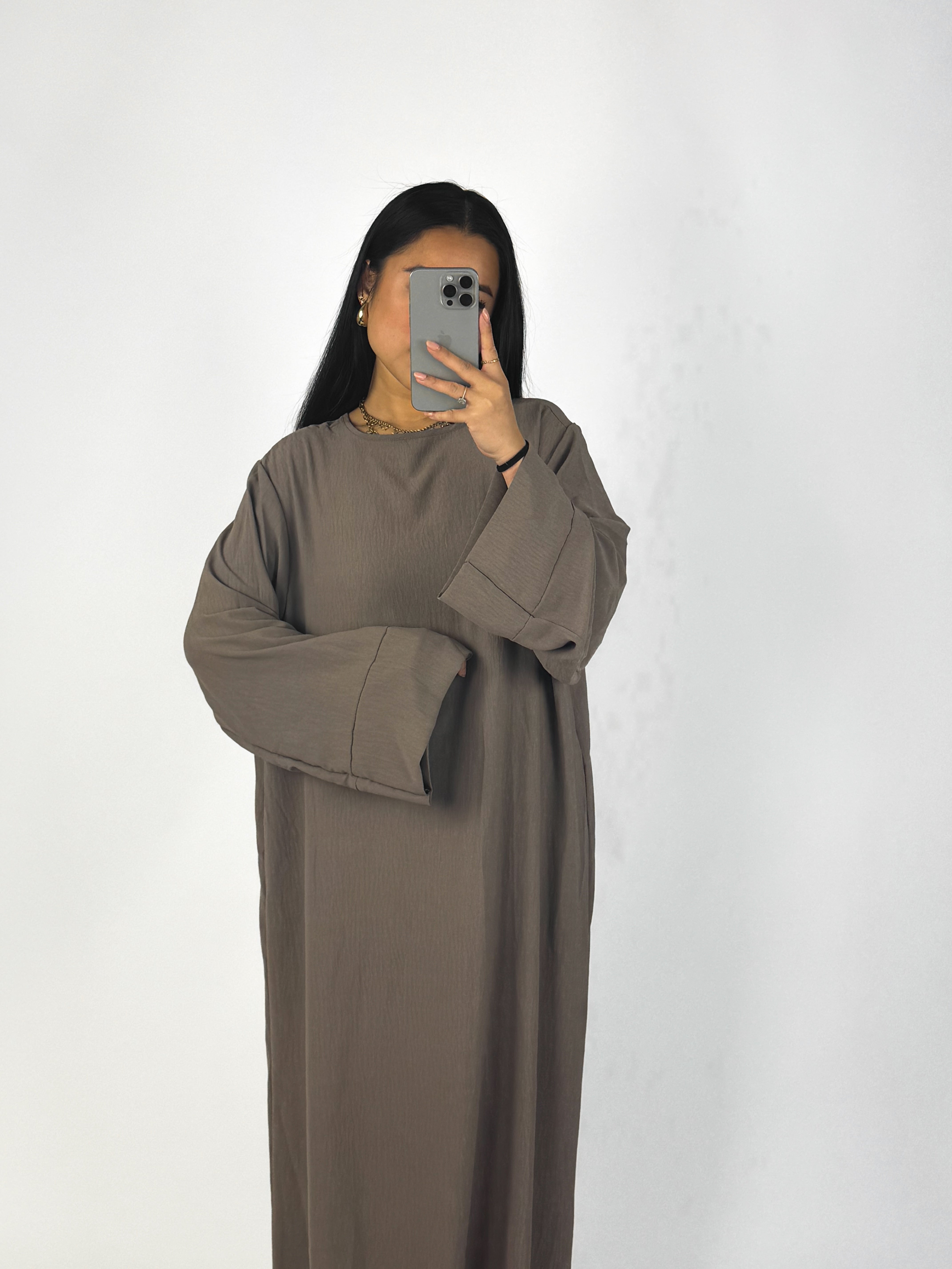 MERVE DRESS - TAUPE