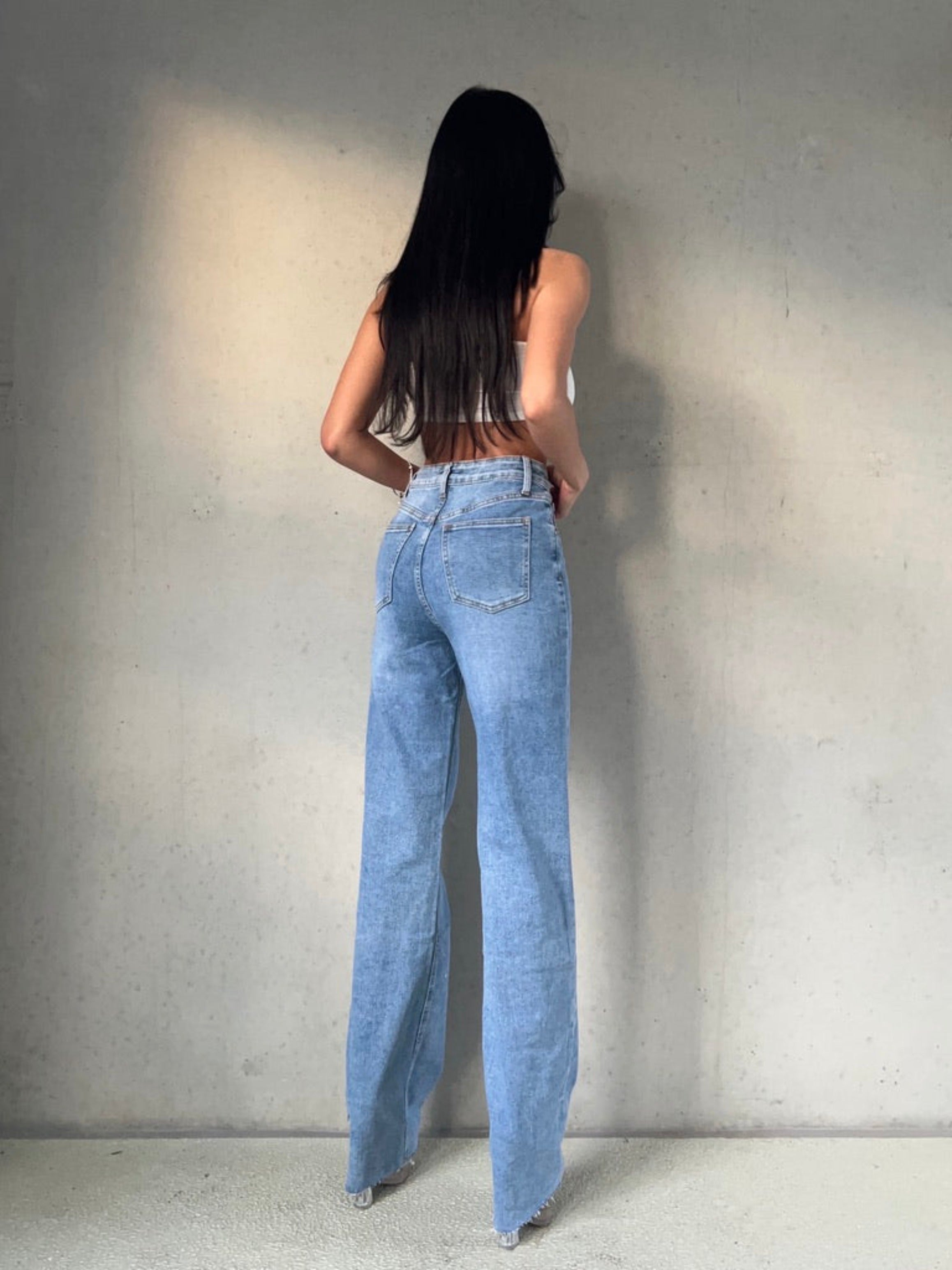 ''TALL'' WIDE LEG JEANS 2637 - DENIM