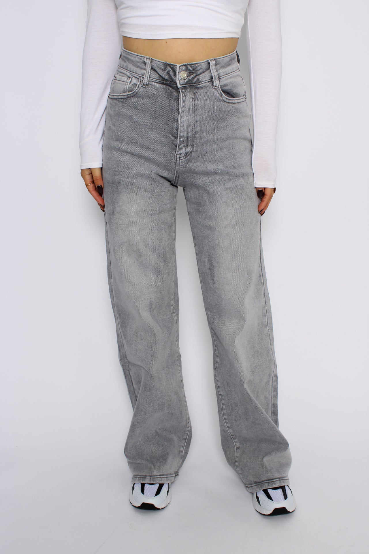 DAD FIT JEANS 265 - LIGHT GREY