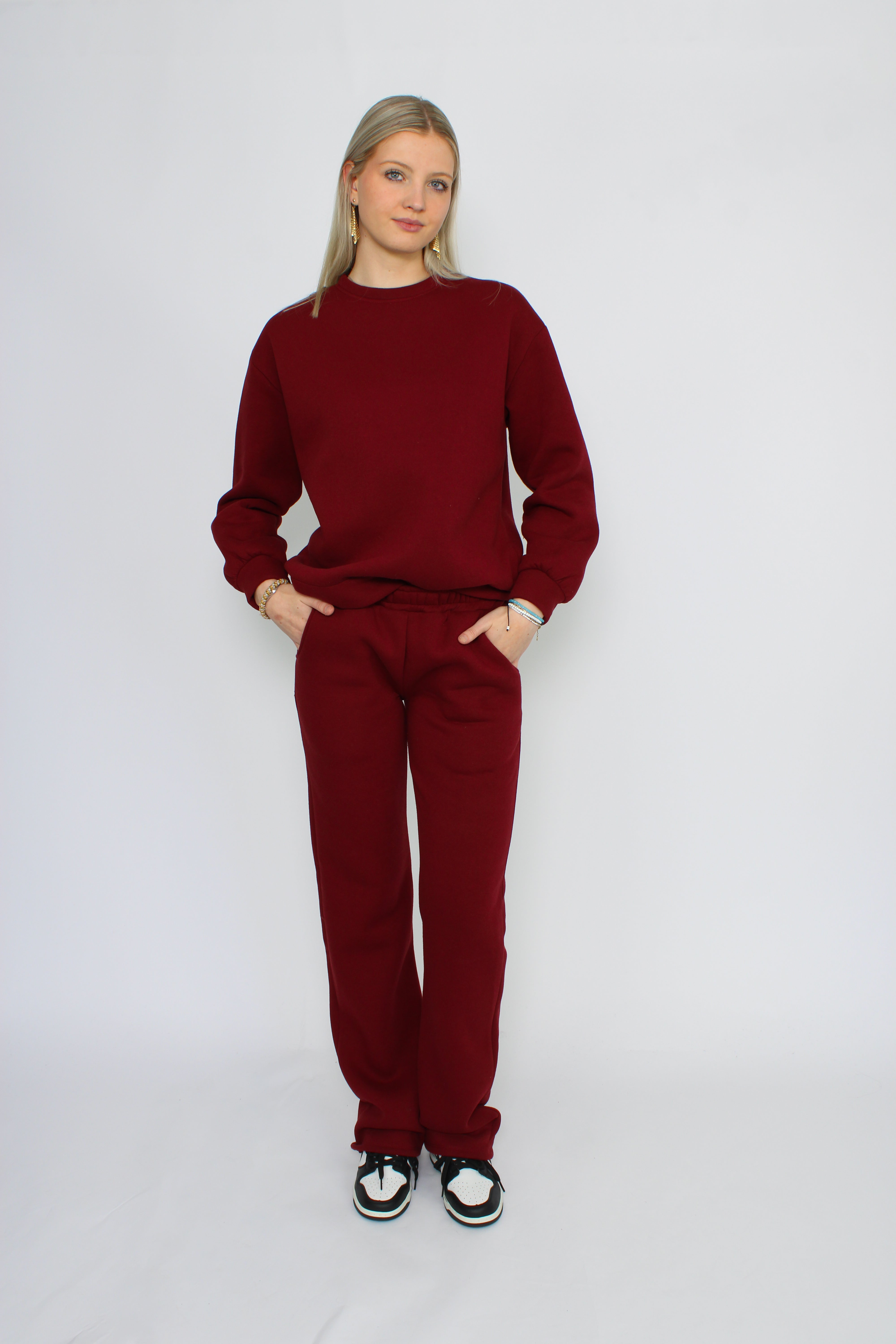 ''TALL'' COZY SET - BORDEAUX