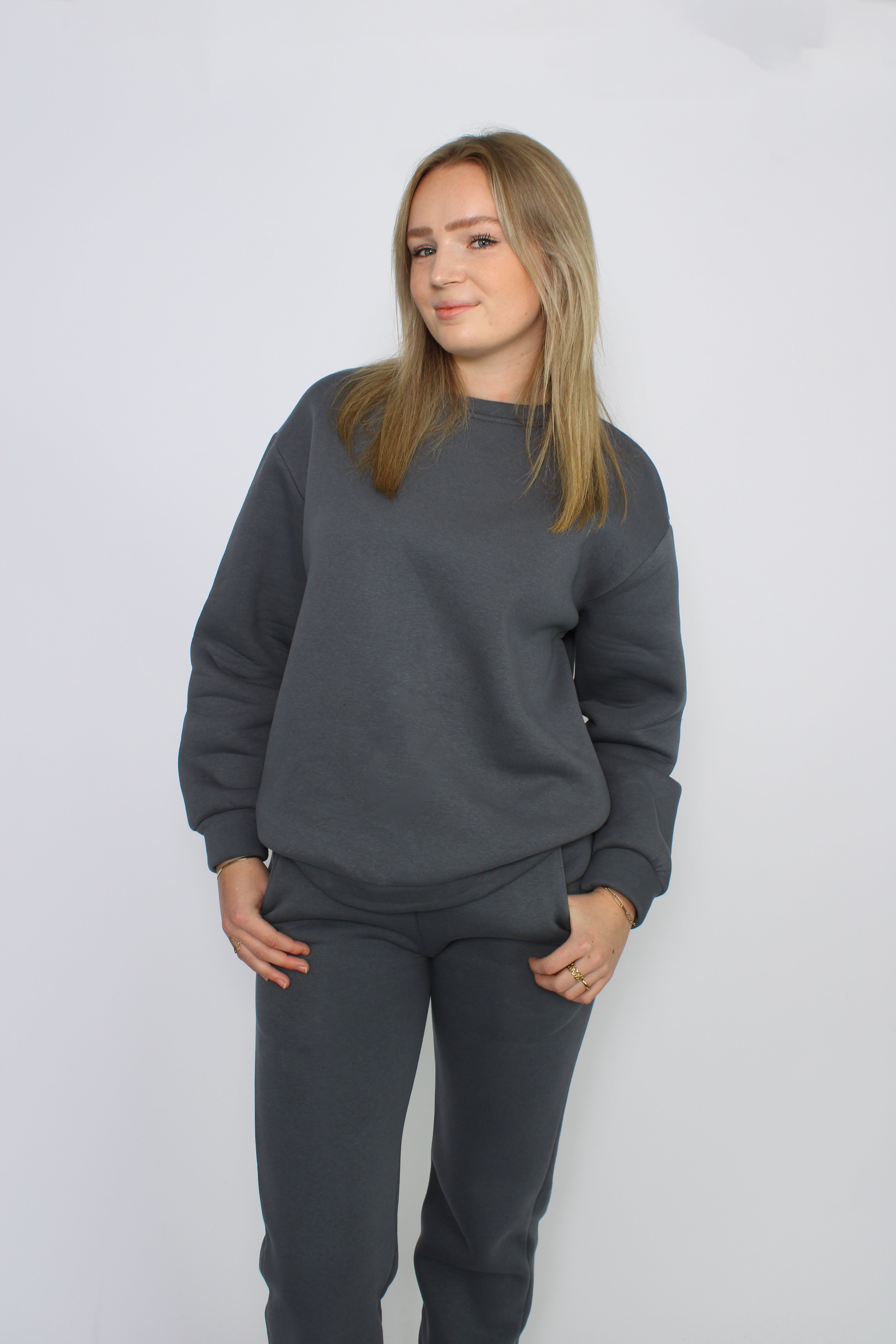 ''TALL'' COZY SET - GREY