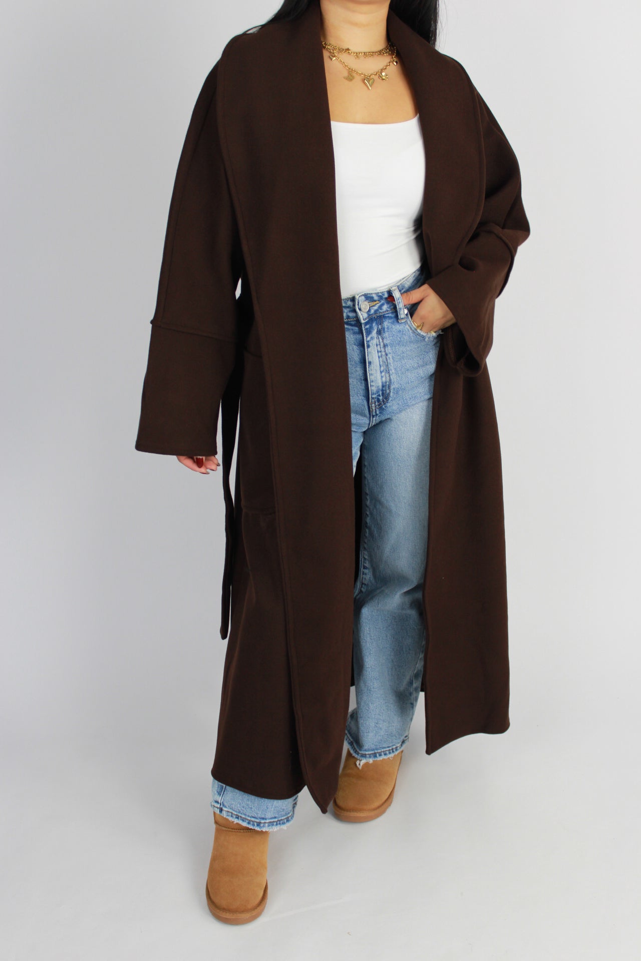 AYLIN COAT - CHOCO