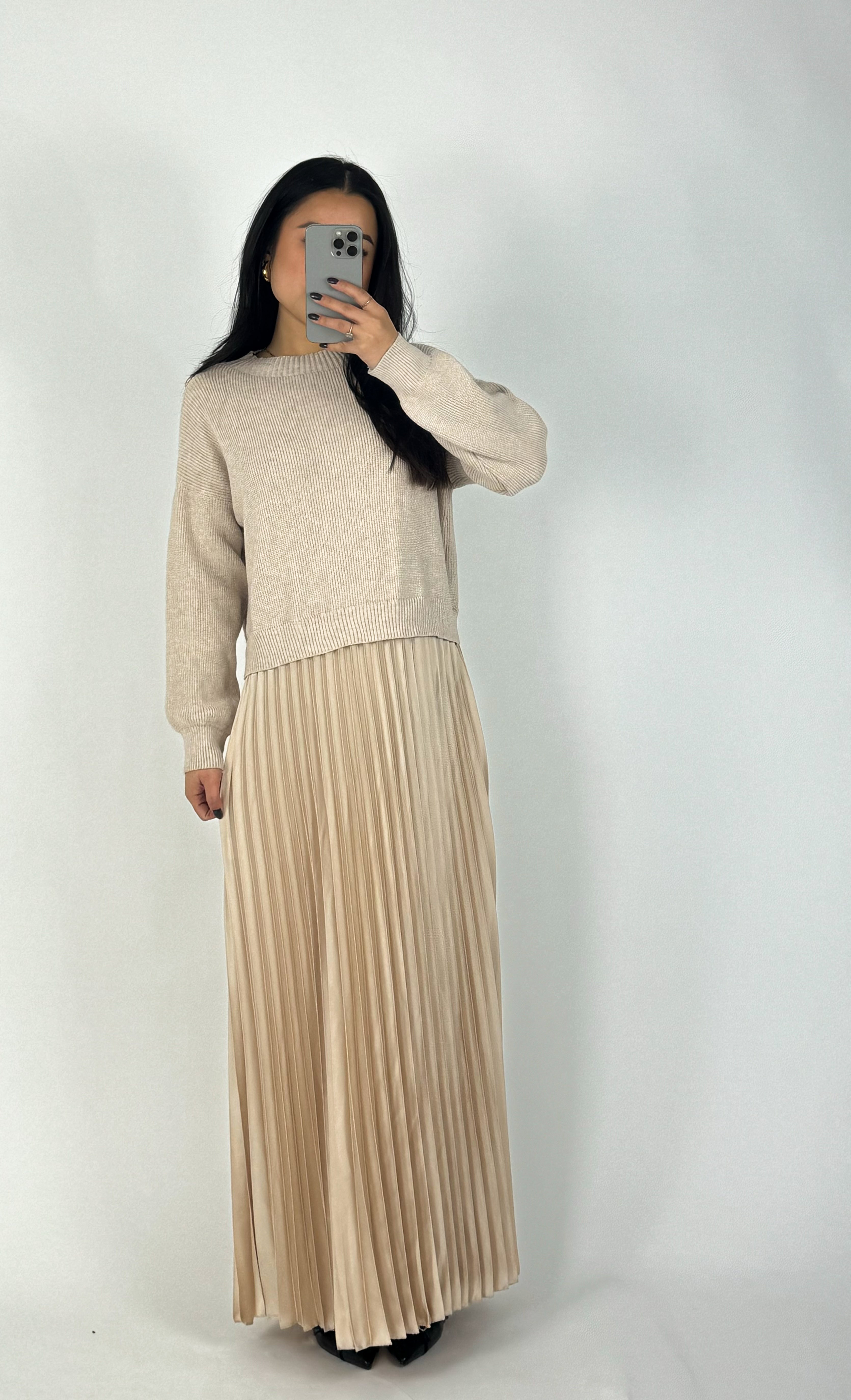 SELMA DRESS - BEIGE