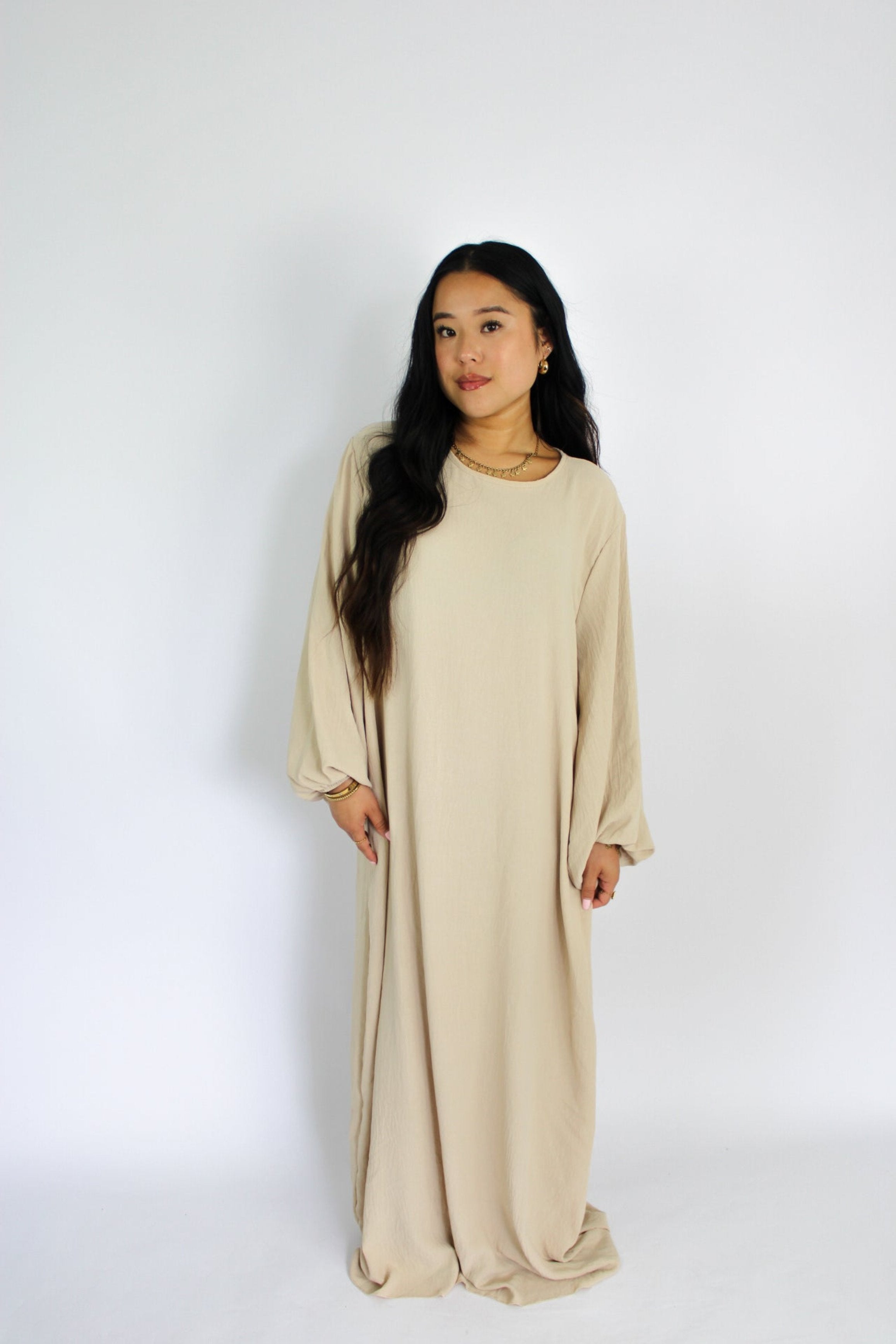 BASIC ABAYA - BEIGE