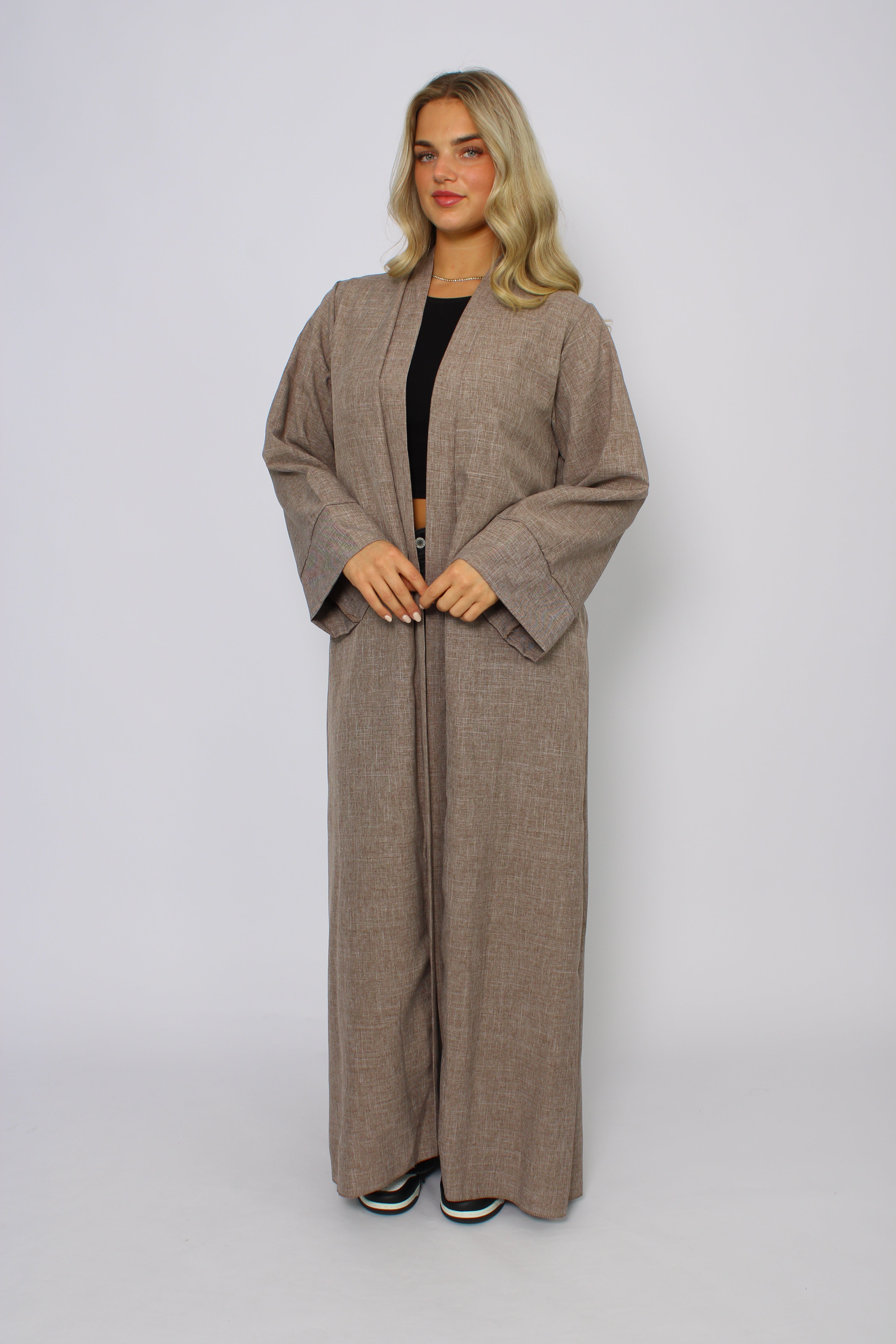 KIMONO - DARK TAUPE