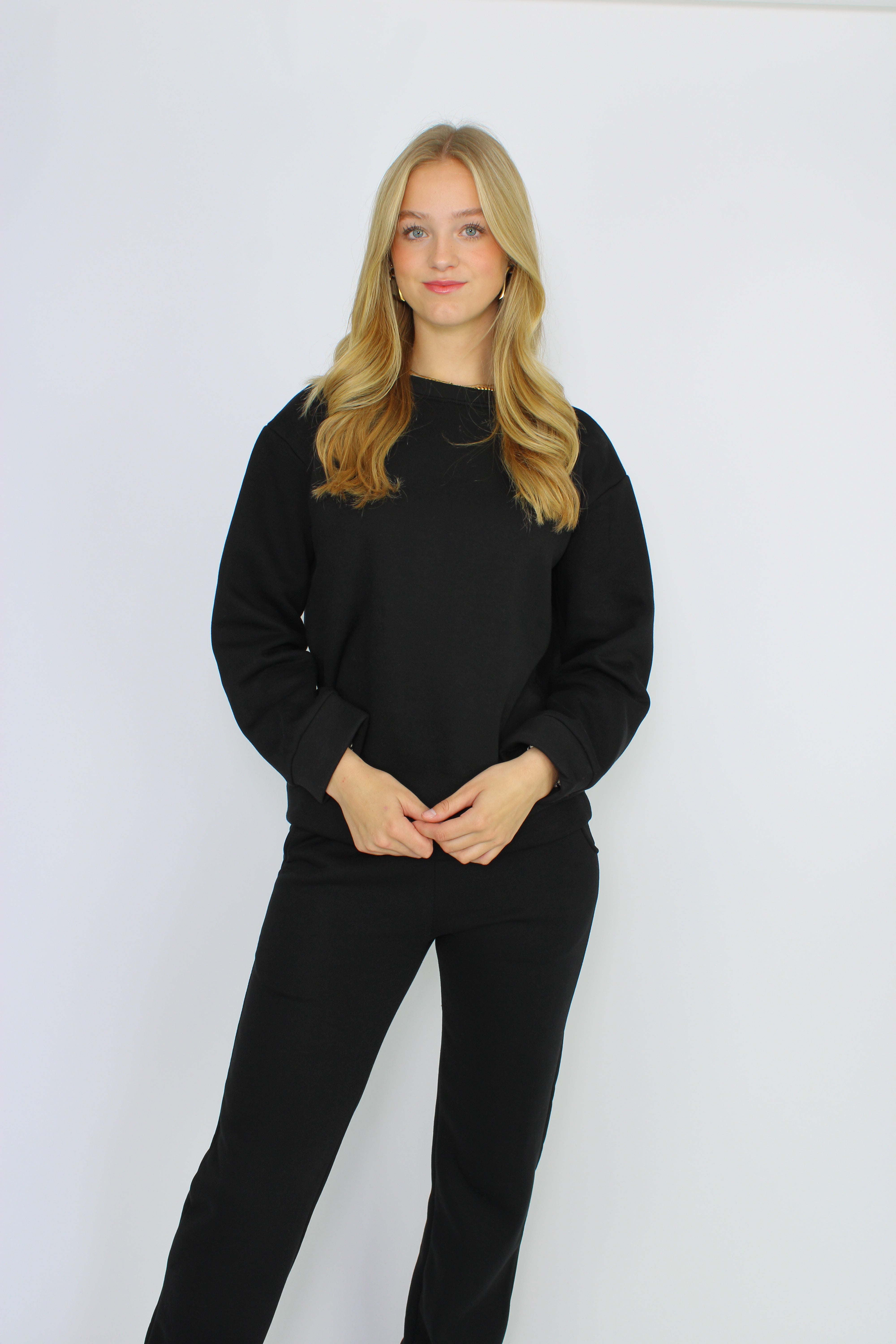 ''TALL'' COZY SET - BLACK