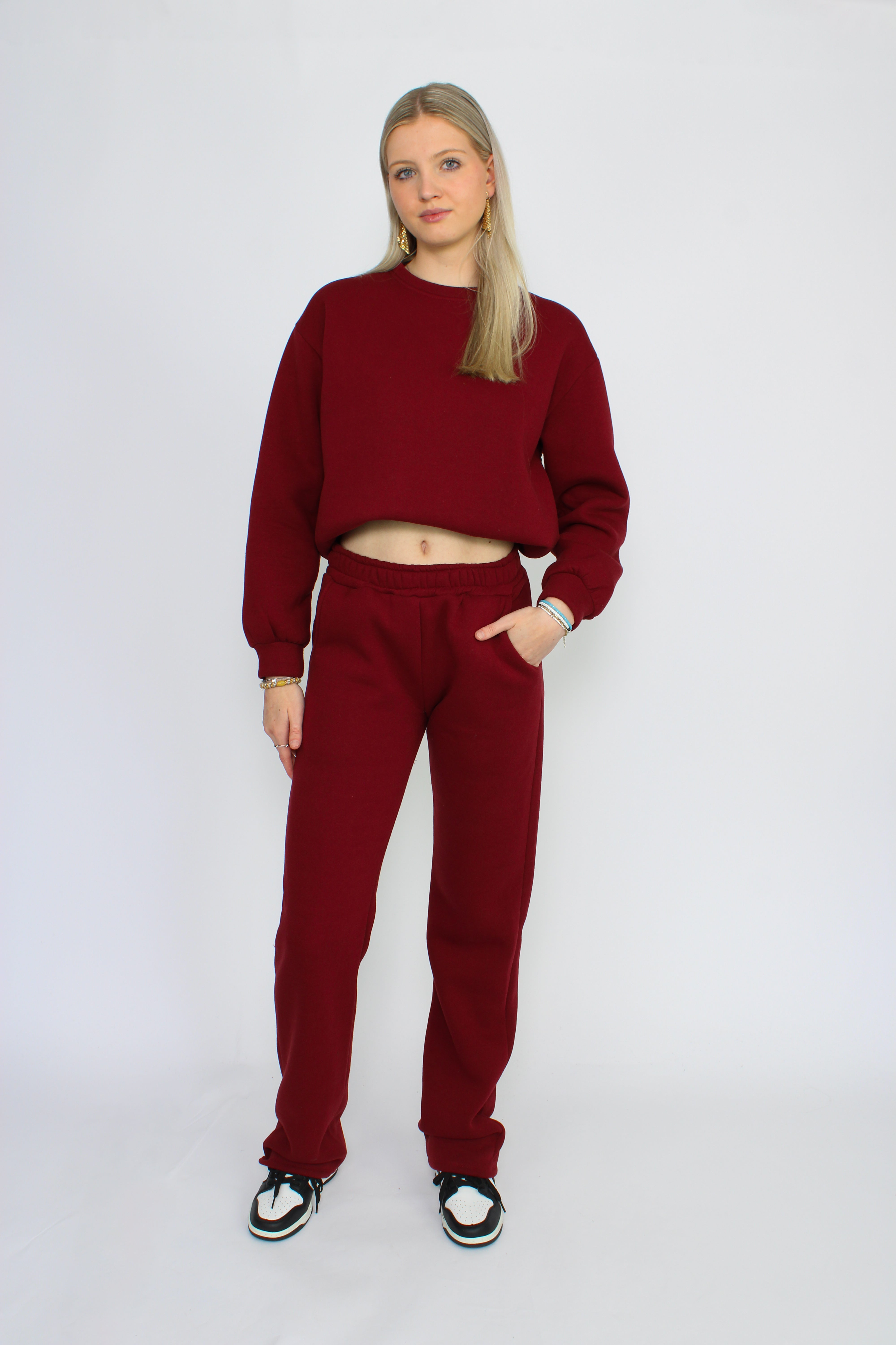 ''TALL'' COZY SET - BORDEAUX