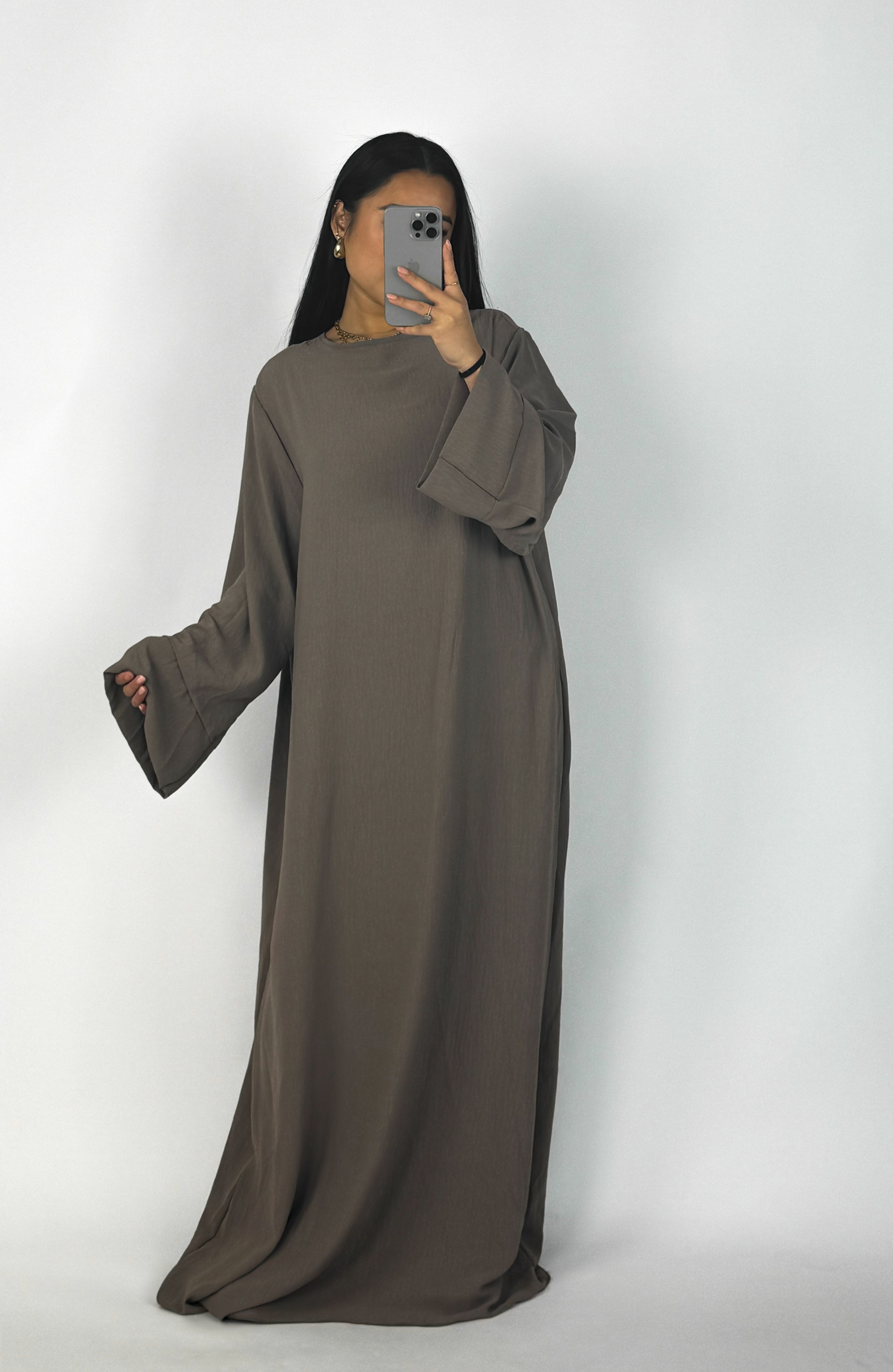 MERVE DRESS - TAUPE