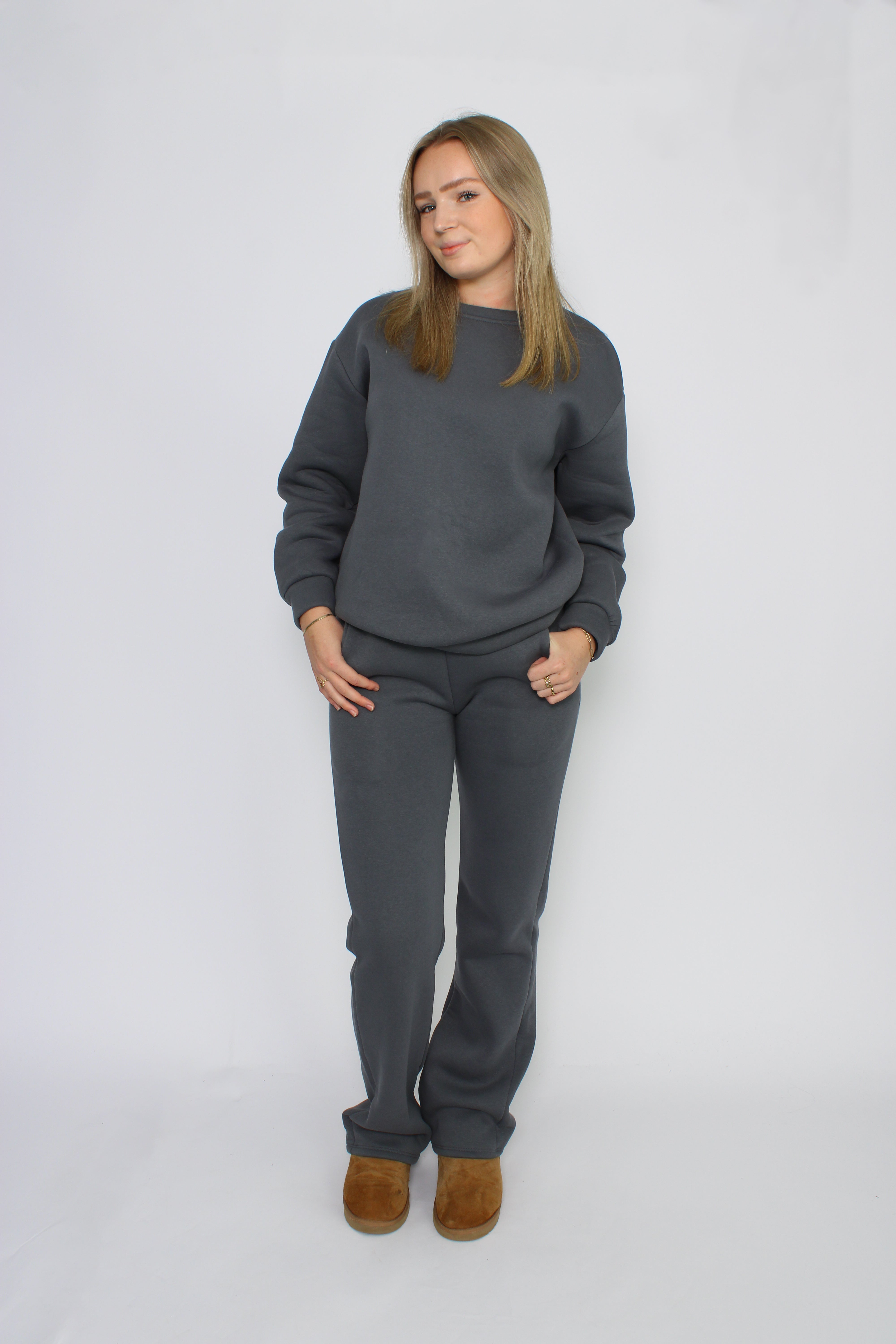 ''TALL'' COZY SET - GREY