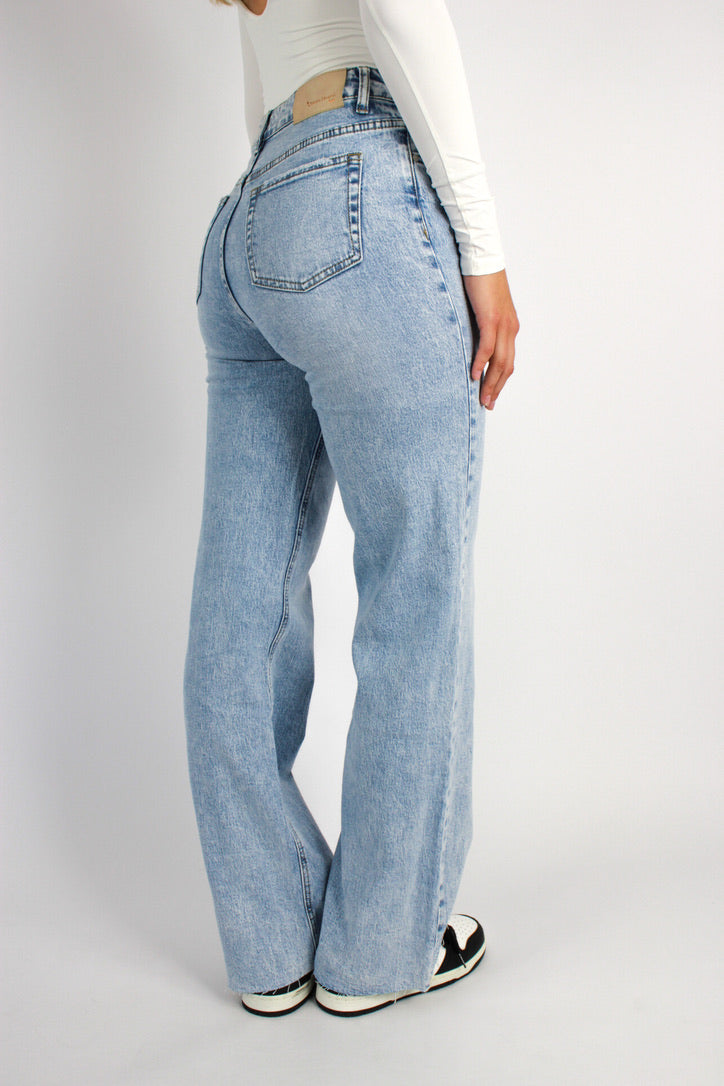 “TALL'' WIDE LEG JEANS 3636 - LIGHT DENIM