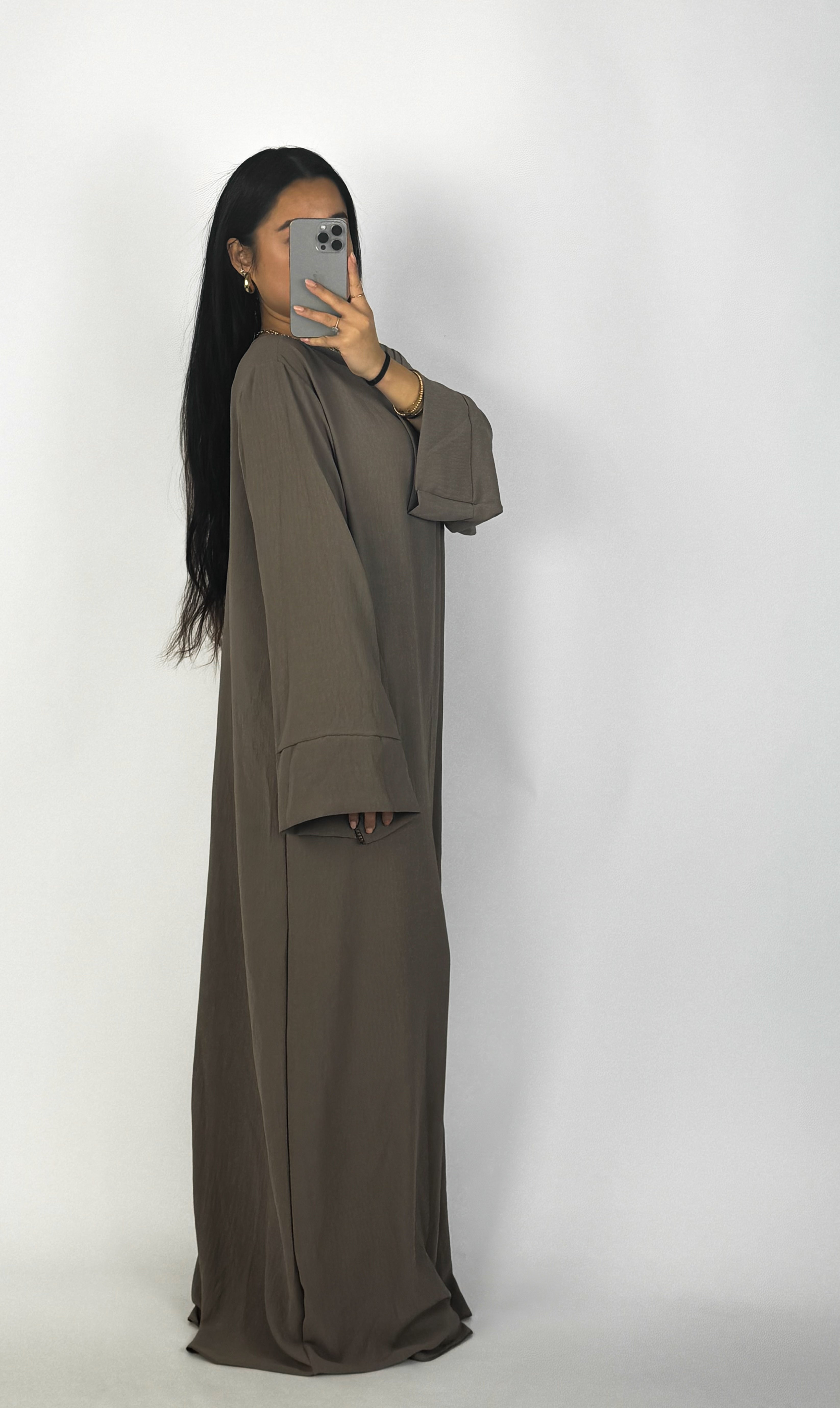 MERVE DRESS - TAUPE