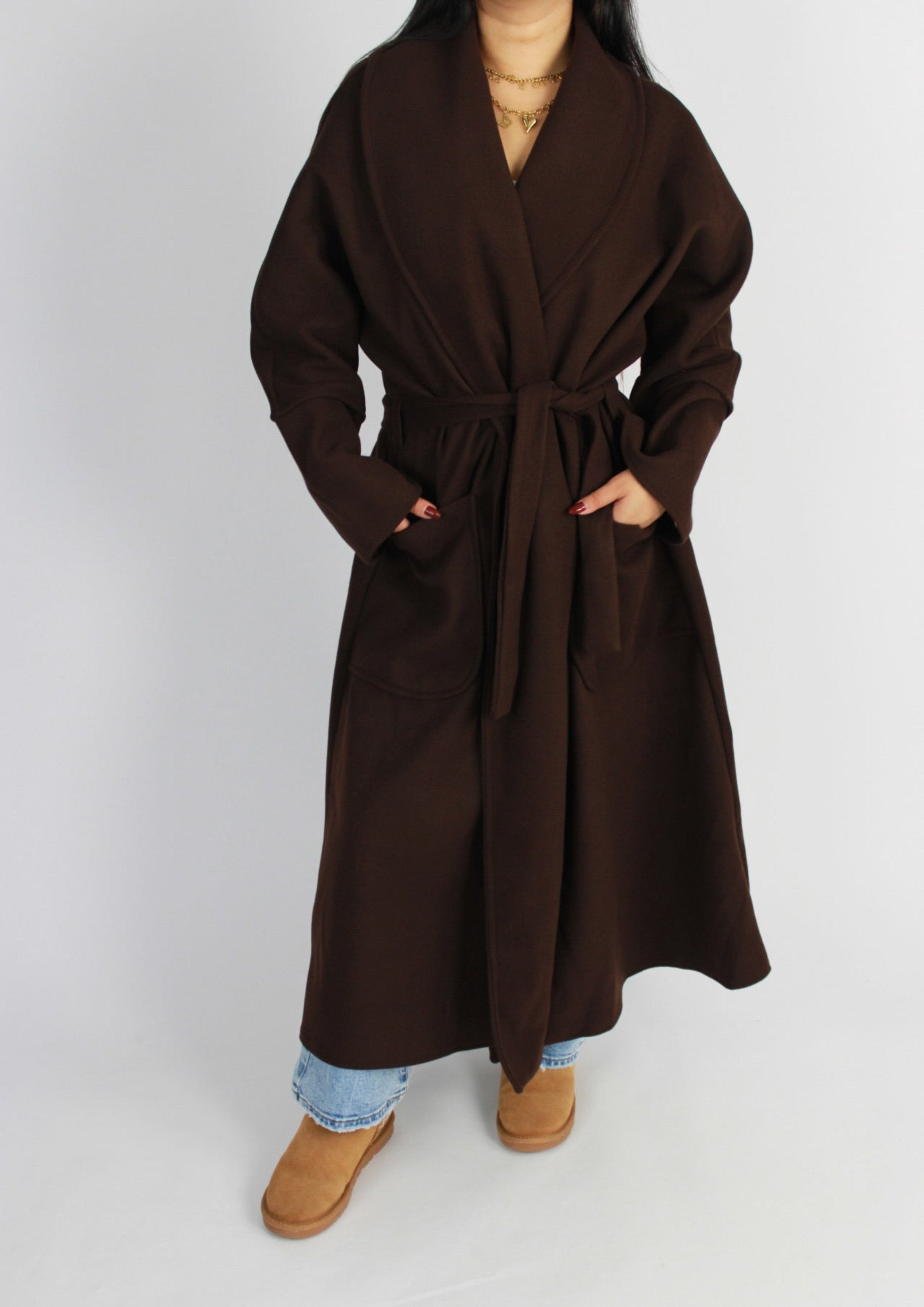 AYLIN COAT - CHOCO