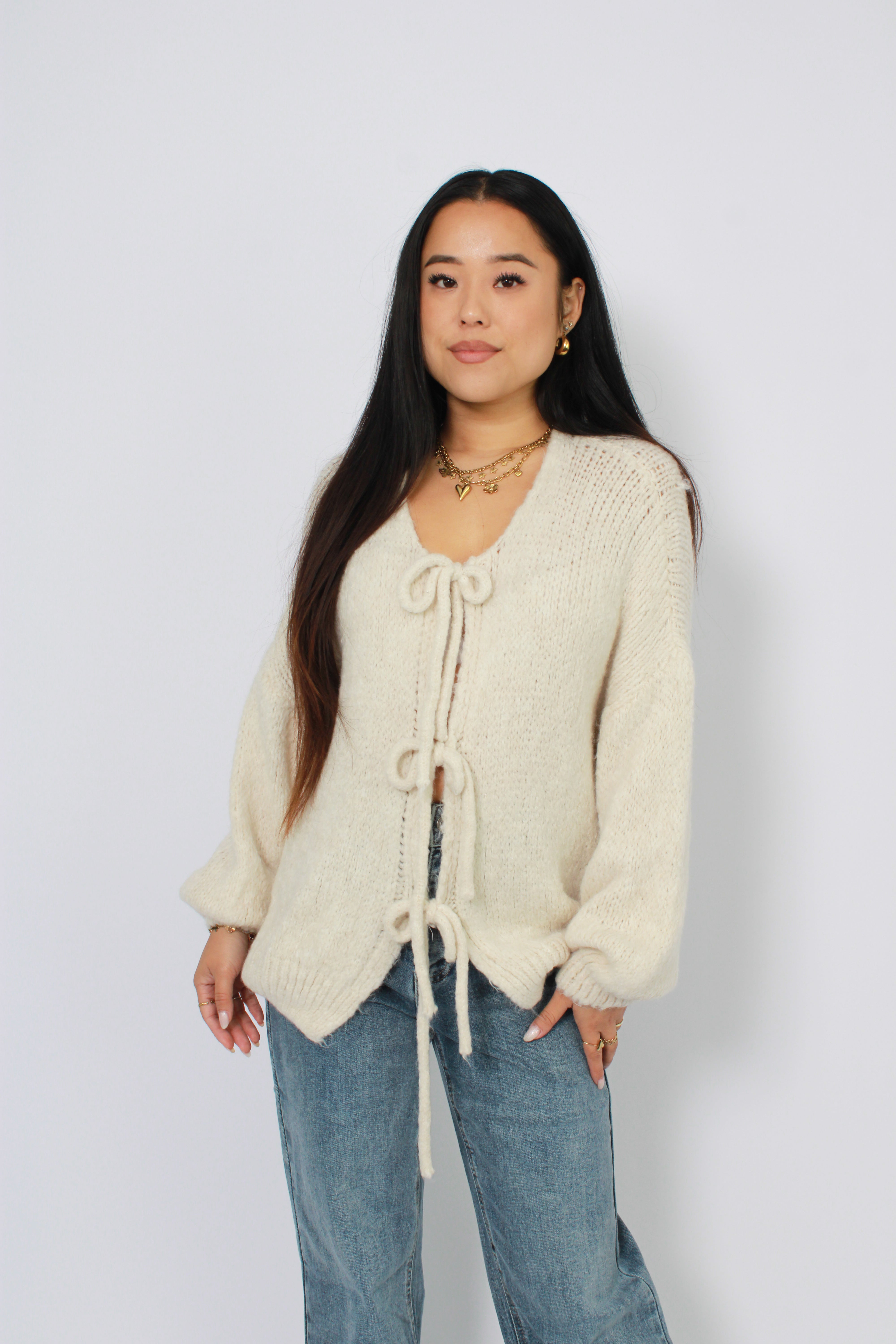 BOWIEN SWEATER - ECRU