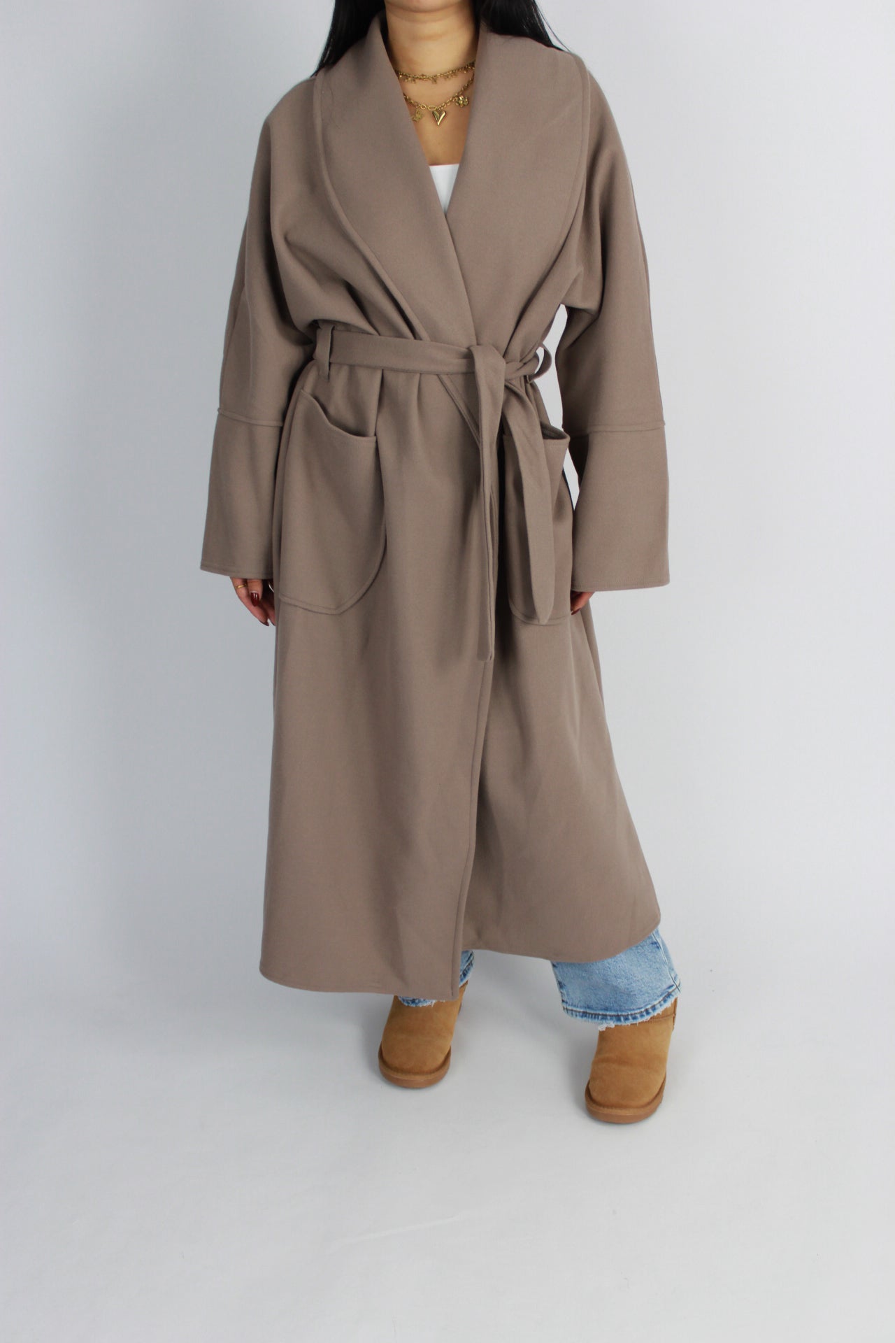 AYLIN COAT - TAUPE