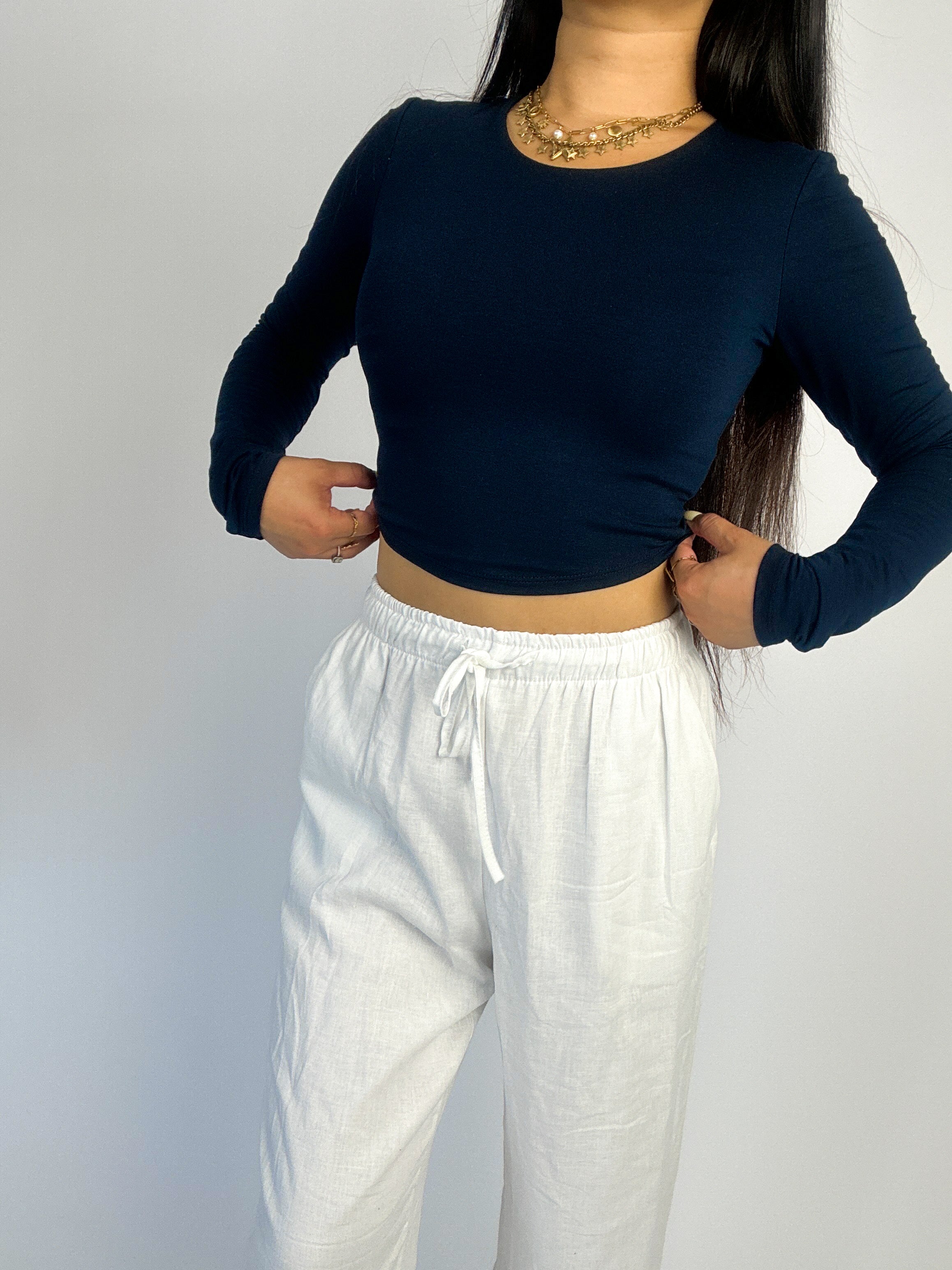 CHUN BASIC TOP - NAVY