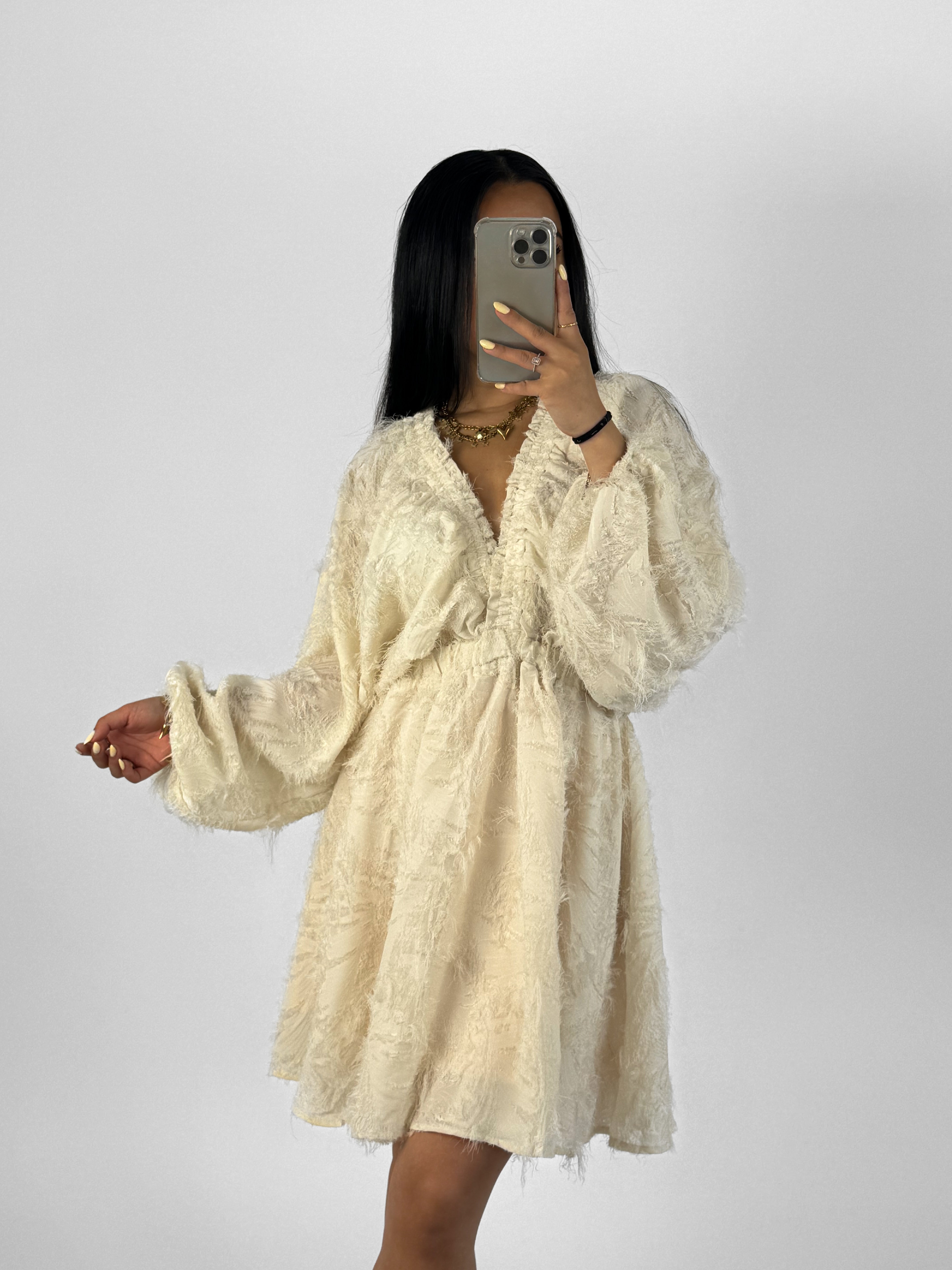 MISTY DRESS - BEIGE