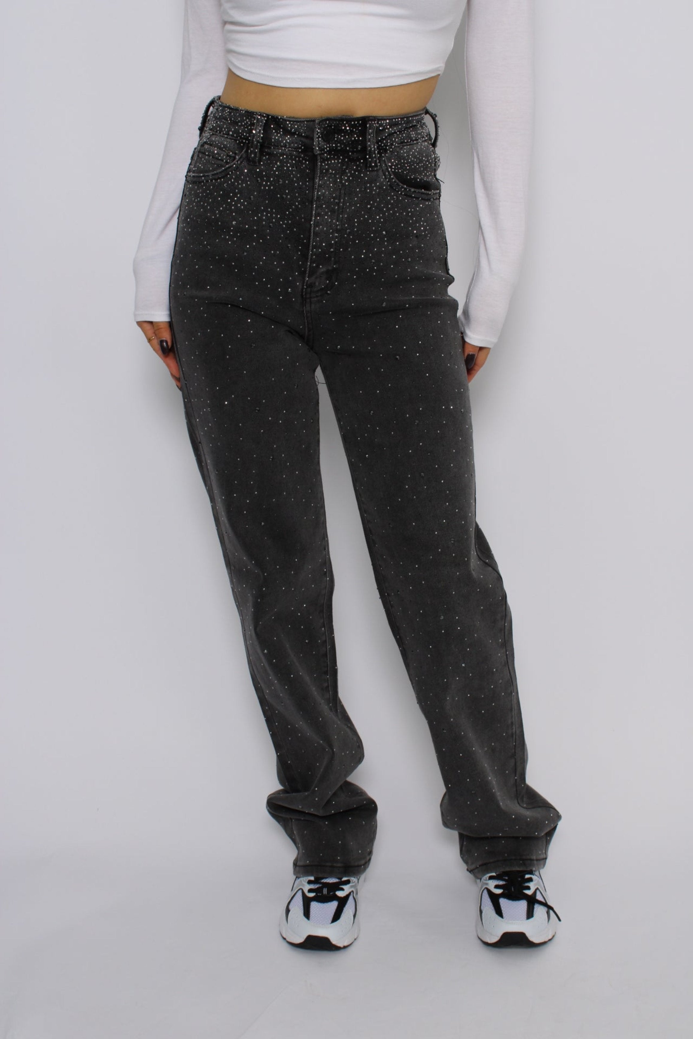 STRAIGHT LEG JEANS 327 - DARK GREY