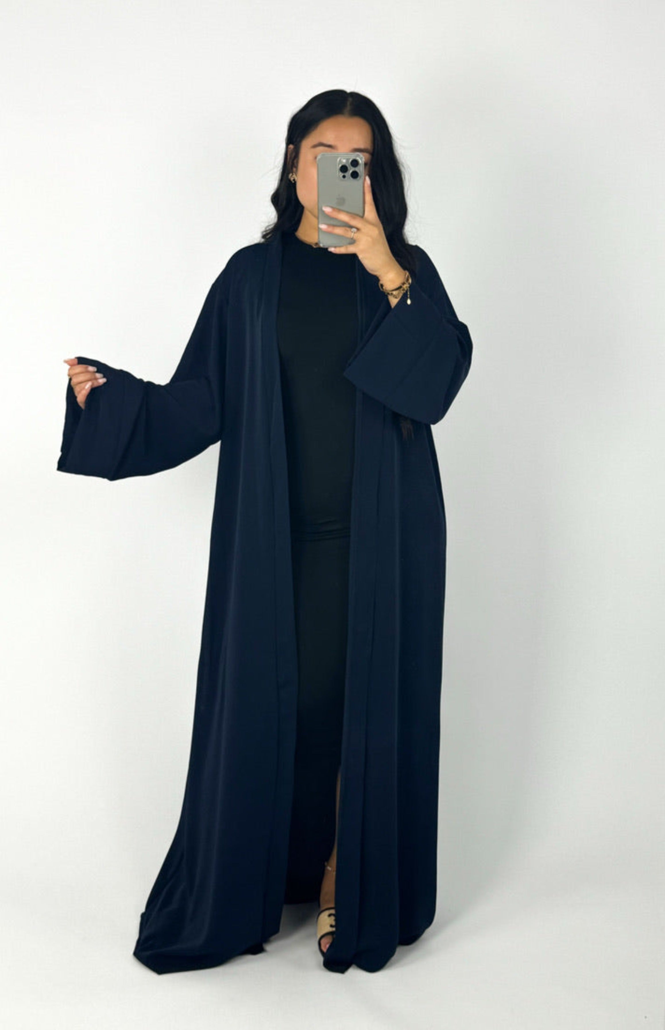 SILKY KIMONO - NAVY