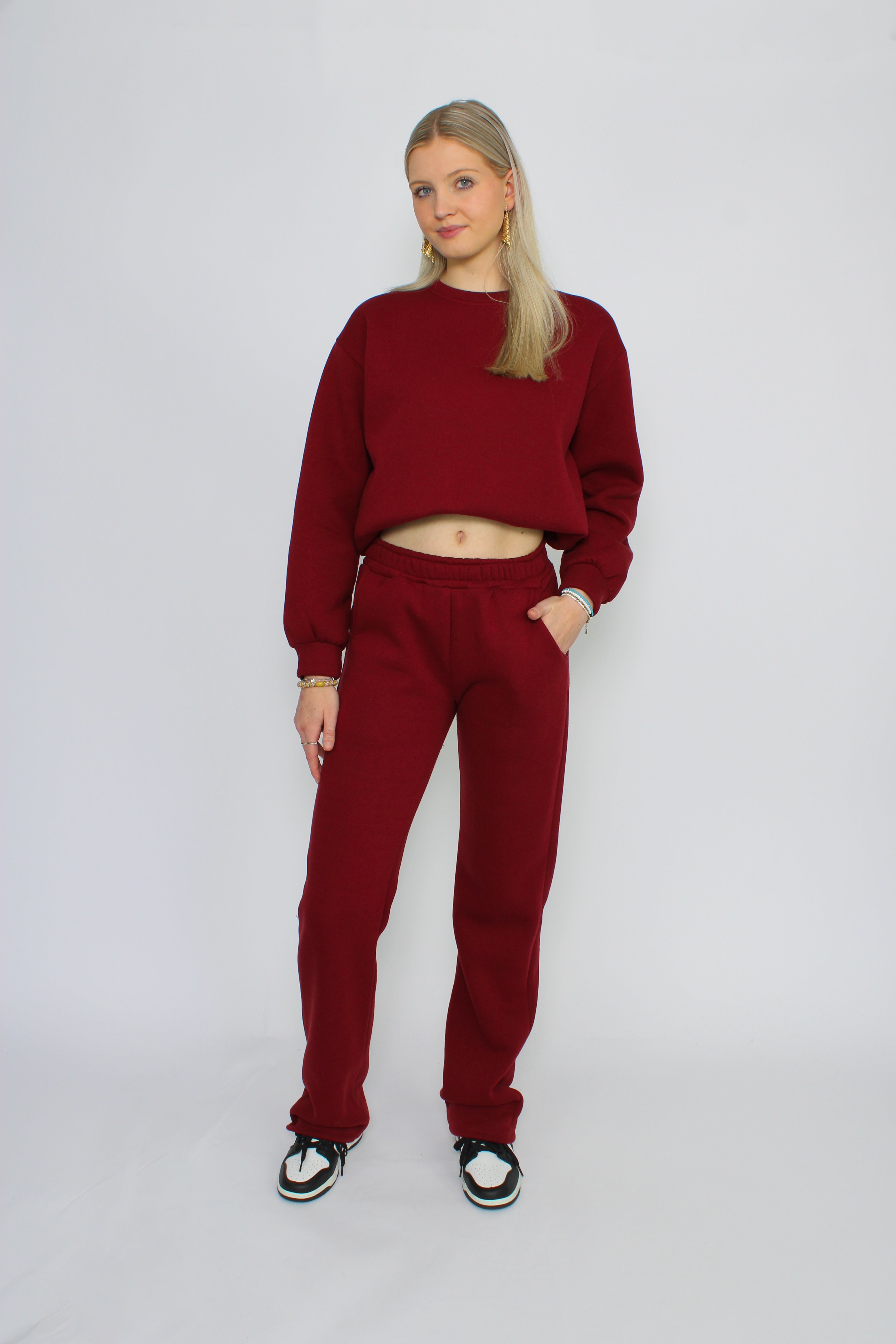 ''TALL'' COZY SET - BORDEAUX