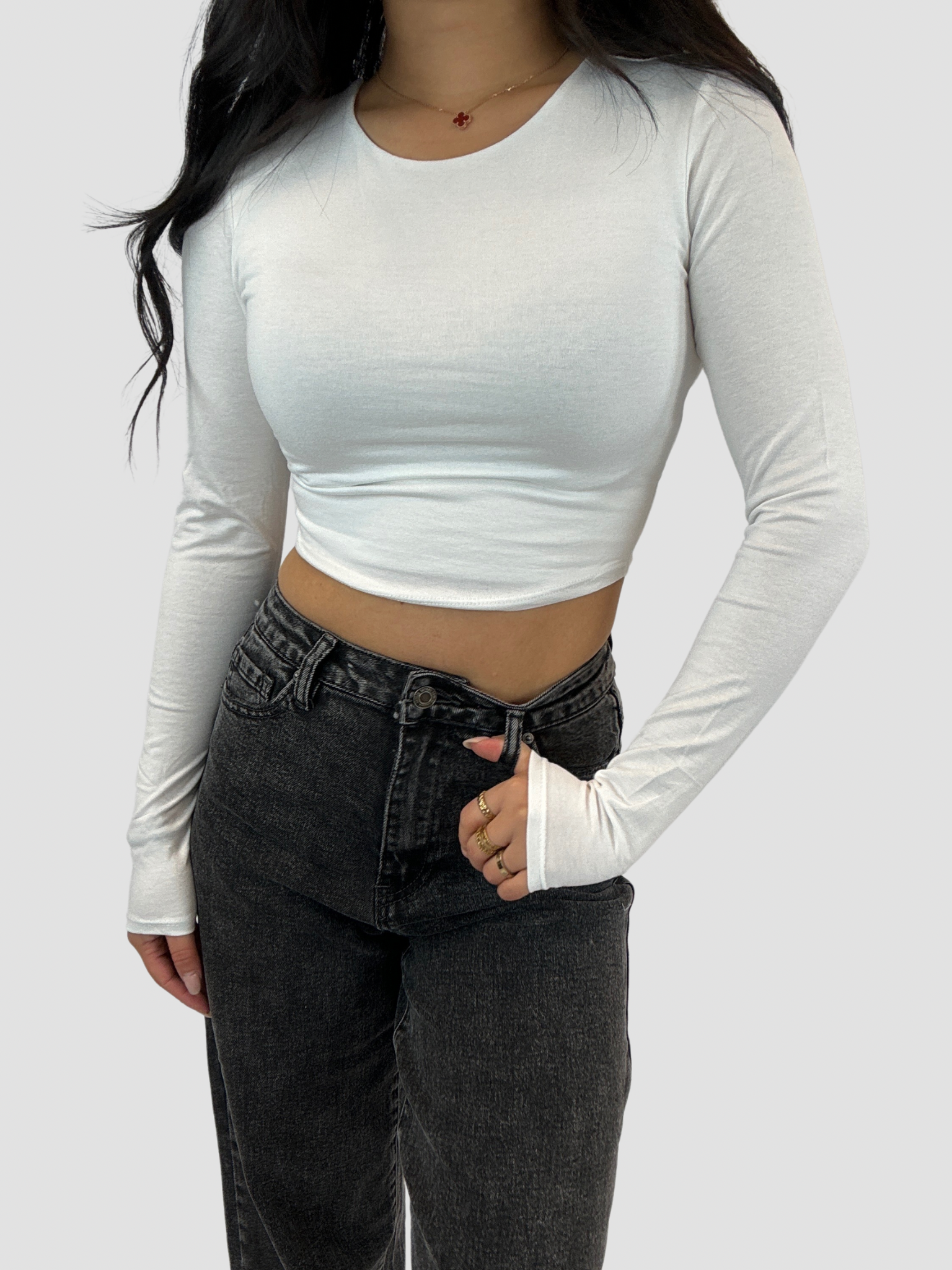 CHUN BASIC TOP - WHITE